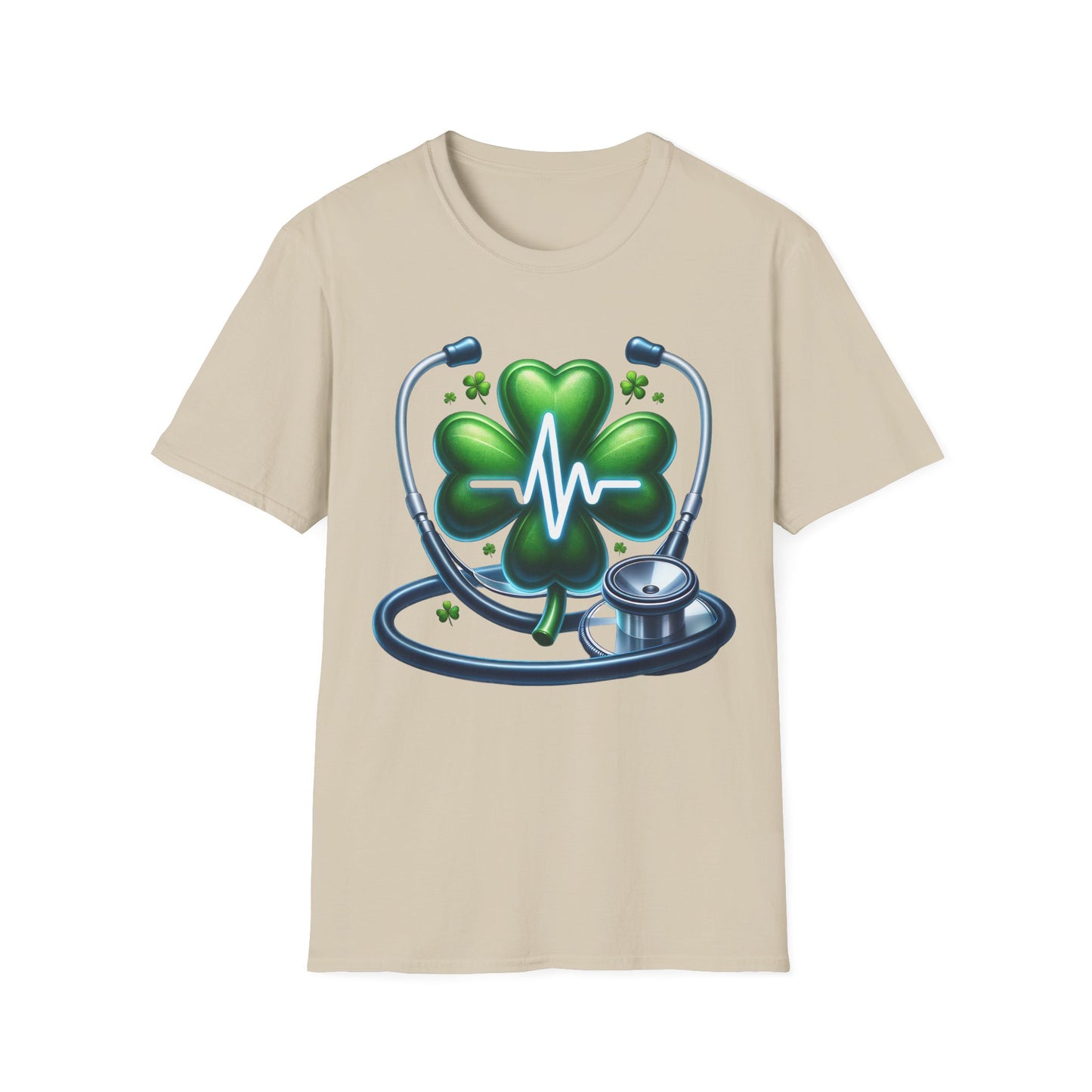 Stethoscope Clover Softstyle T-Shirt