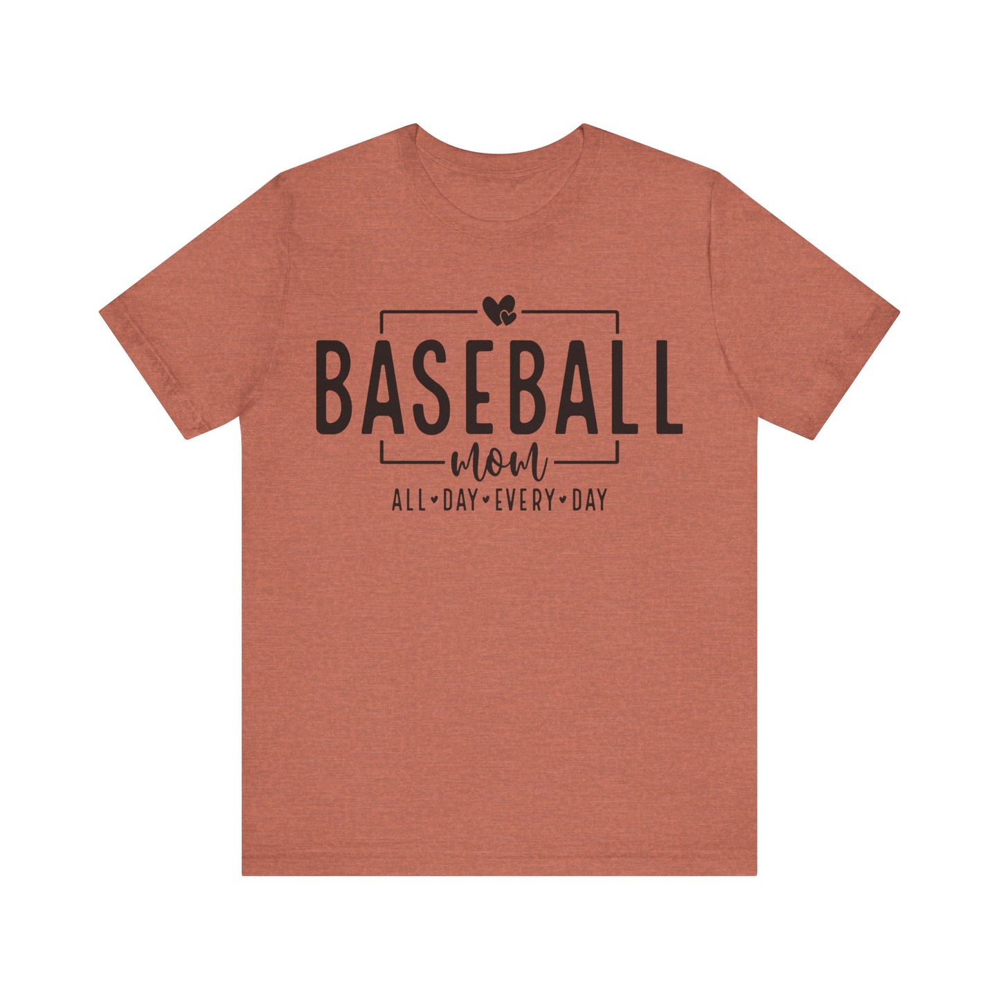 Baseball Mom All Day Every Day Jersey Short Sleeve Tee