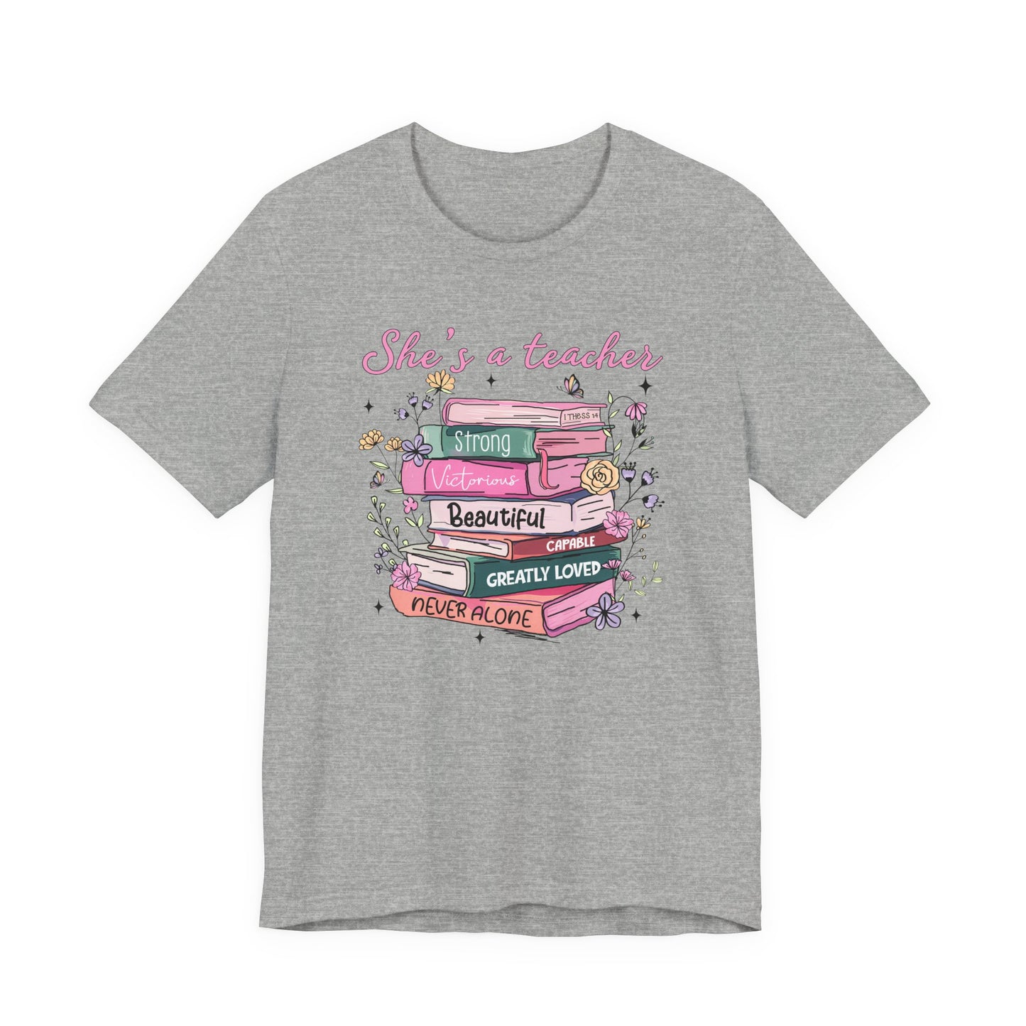 She’s A Teacher Jersey Short Sleeve Tee