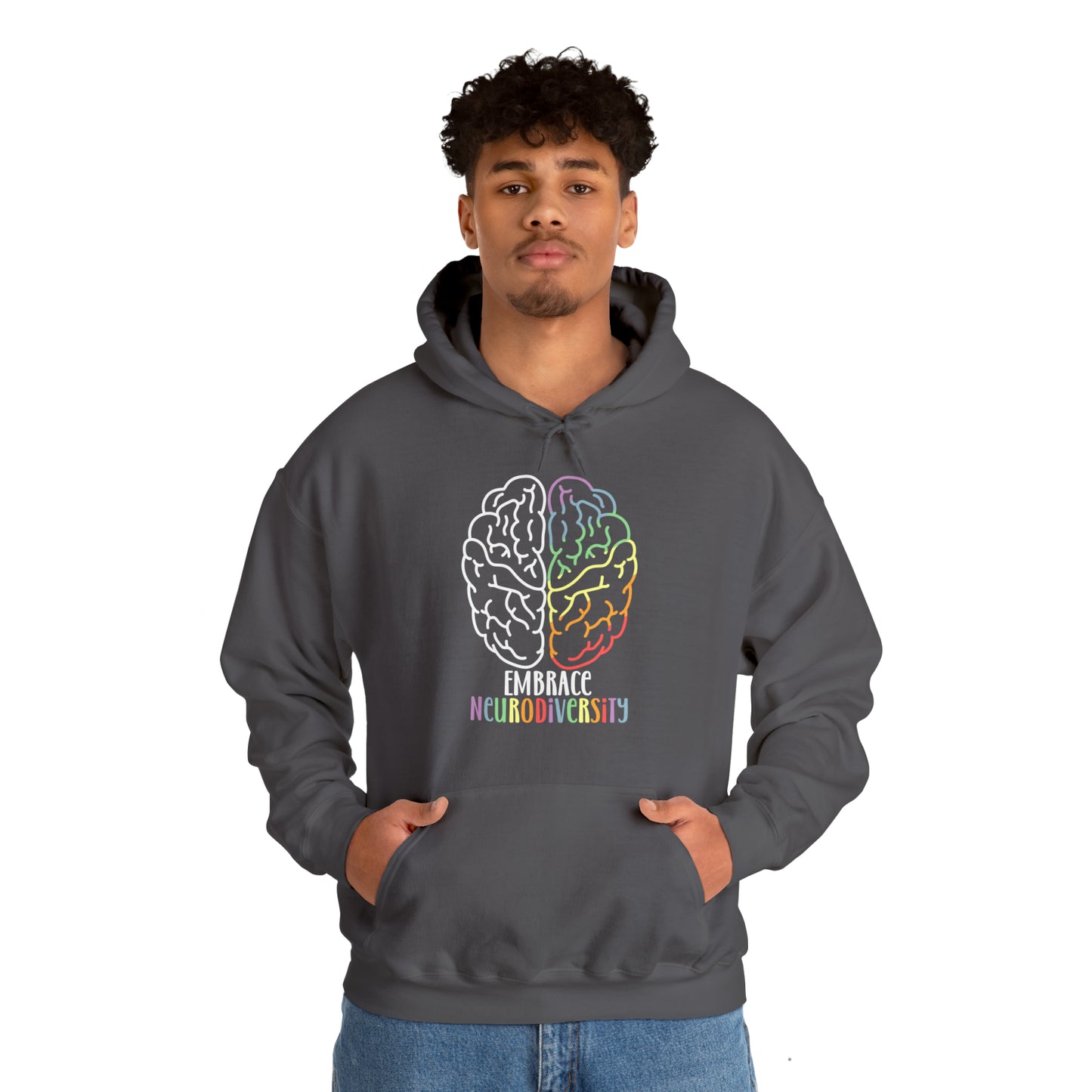 Embrace Neurodiversity Heavy Blend™ Hooded Sweatshirt