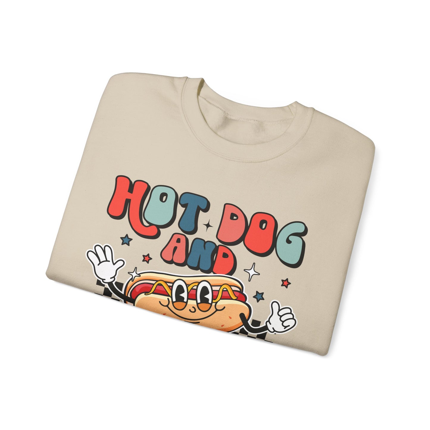Hot Dogs and Home Runs Heavy Blend™ Crewneck Sweatshirt