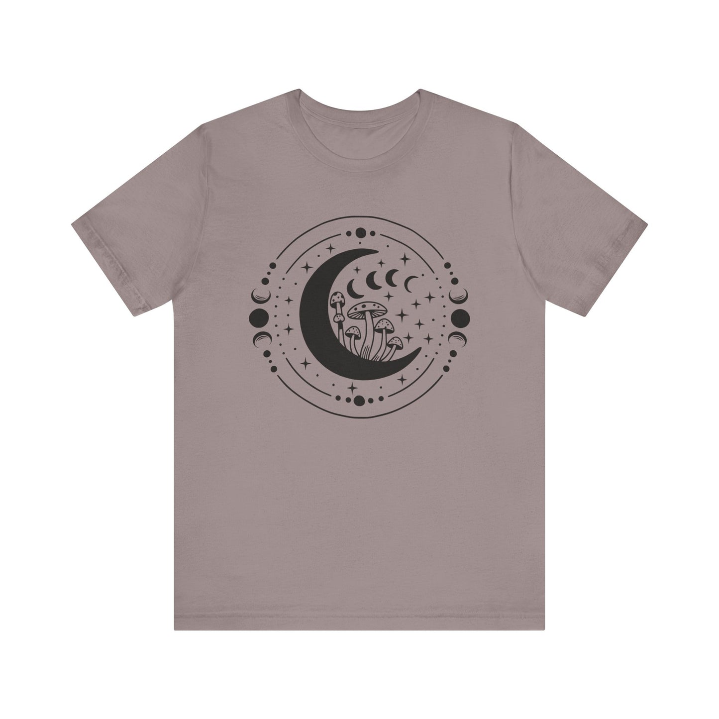 Moon and Mushroom Jersey Short Sleeve Tee