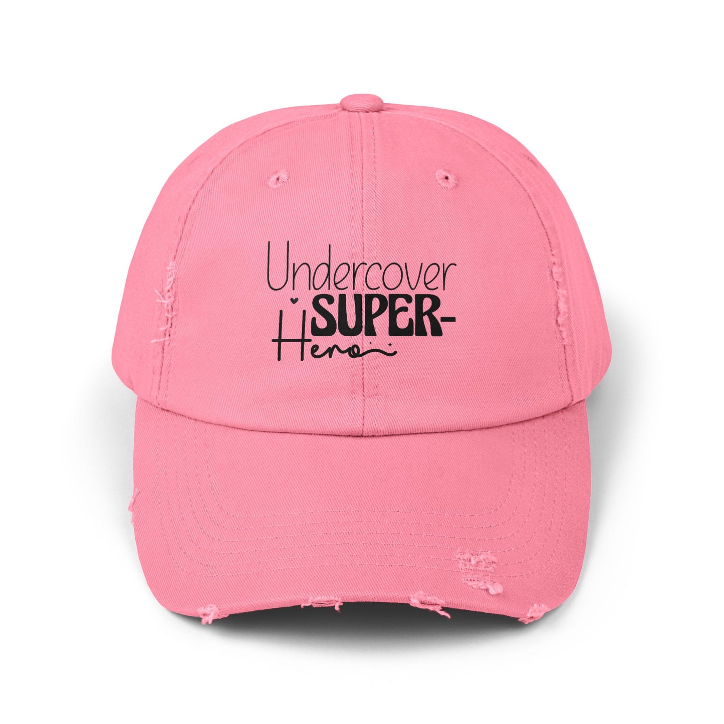 Undercover Super Hero Distressed Cap