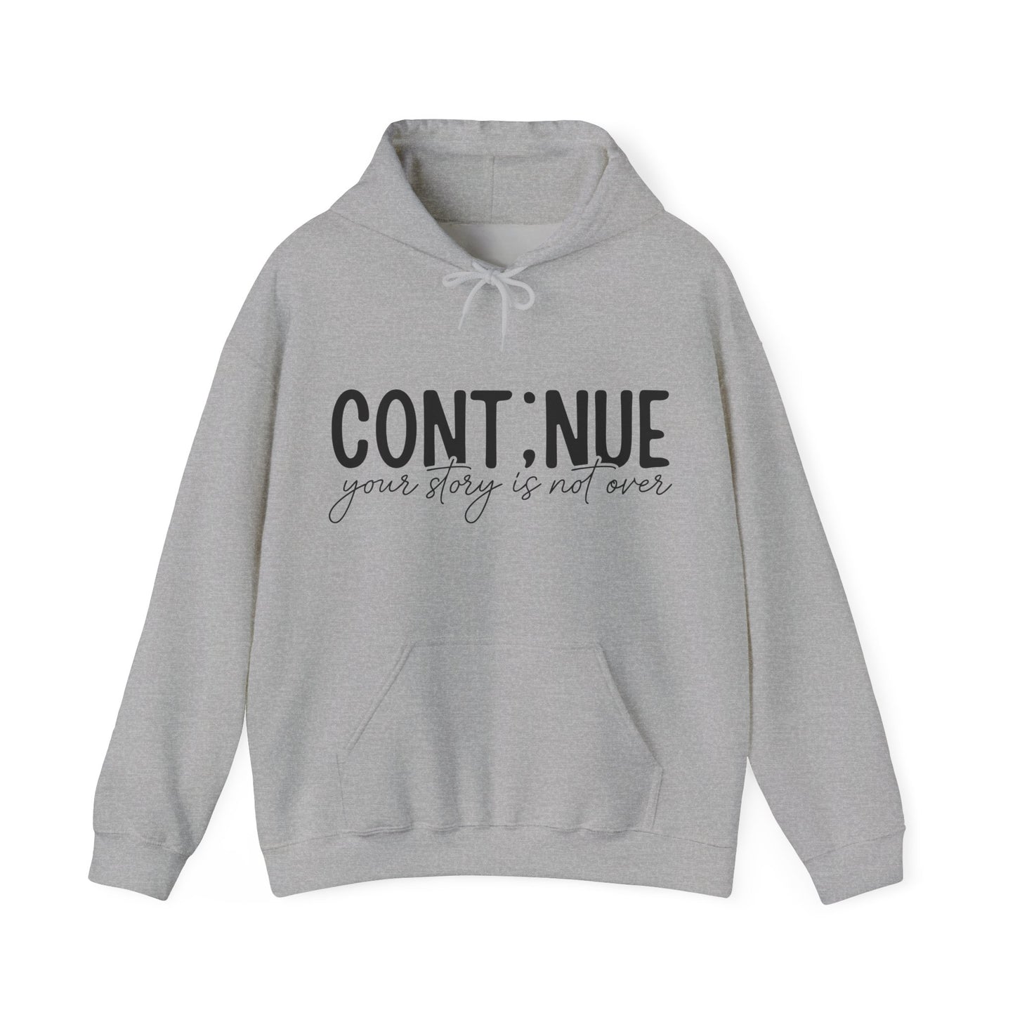 Continue Heavy Blend™ Hooded Sweatshirt