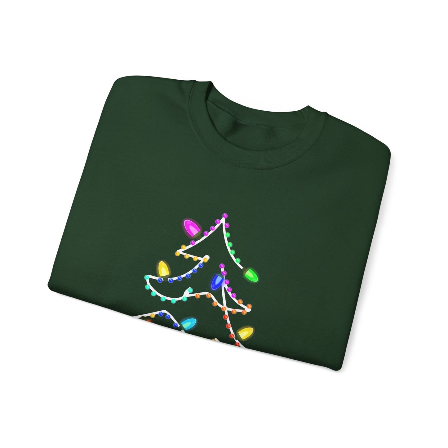 Lighted Christmas Tree  Heavy Blend™ Crewneck Sweatshirt