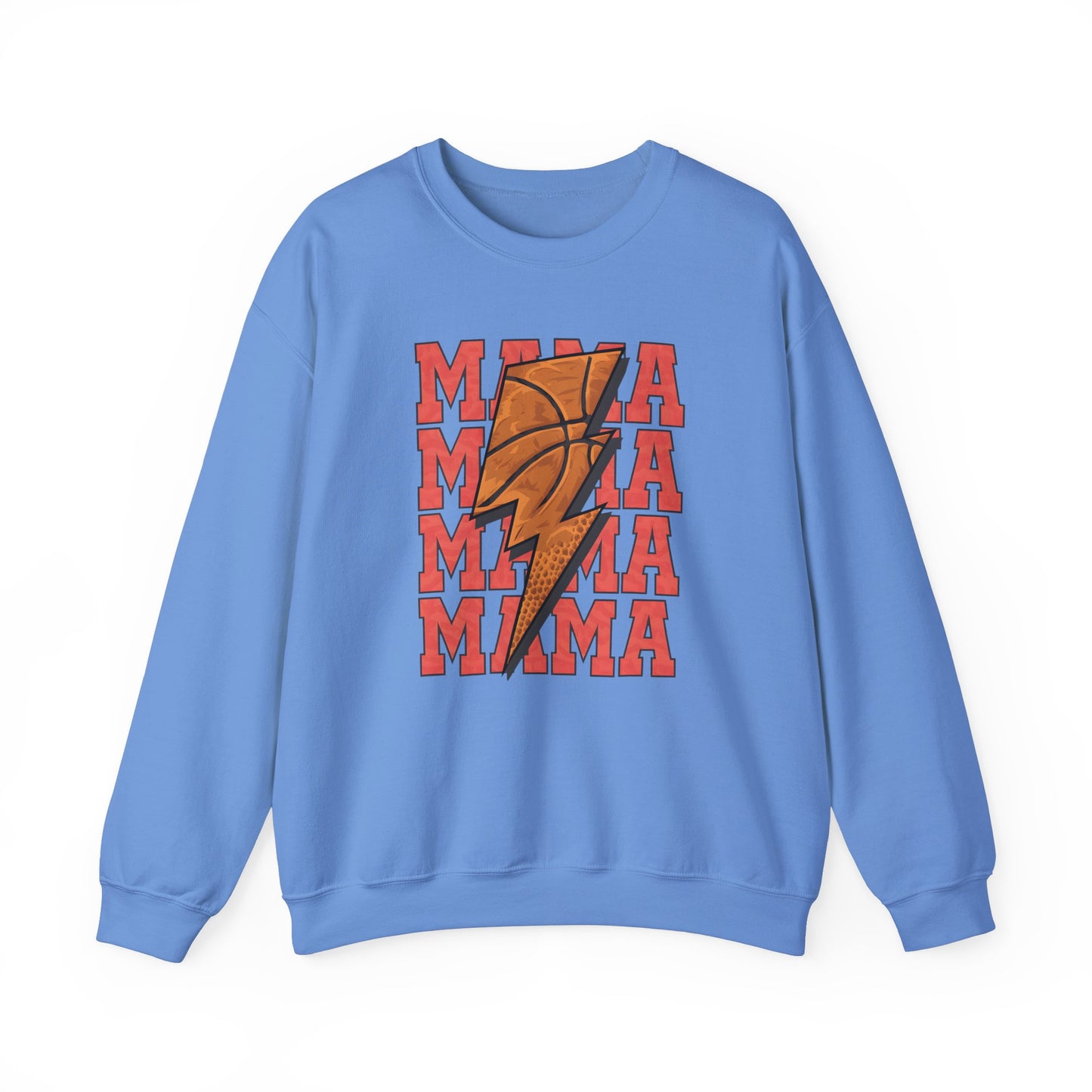 Stacked Basketball Mama Heavy Blend™ Crewneck Sweatshirt
