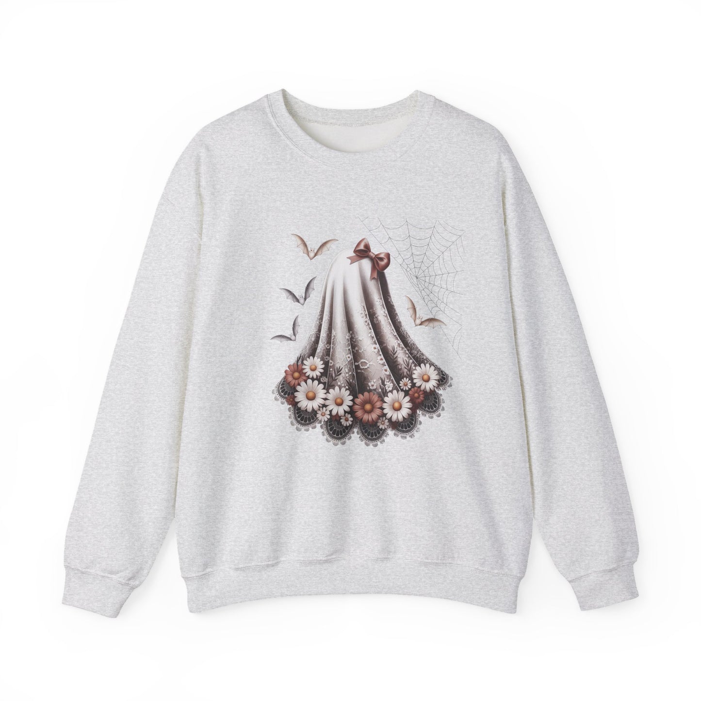 Lace Ghost Heavy Blend™ Crewneck Sweatshirt