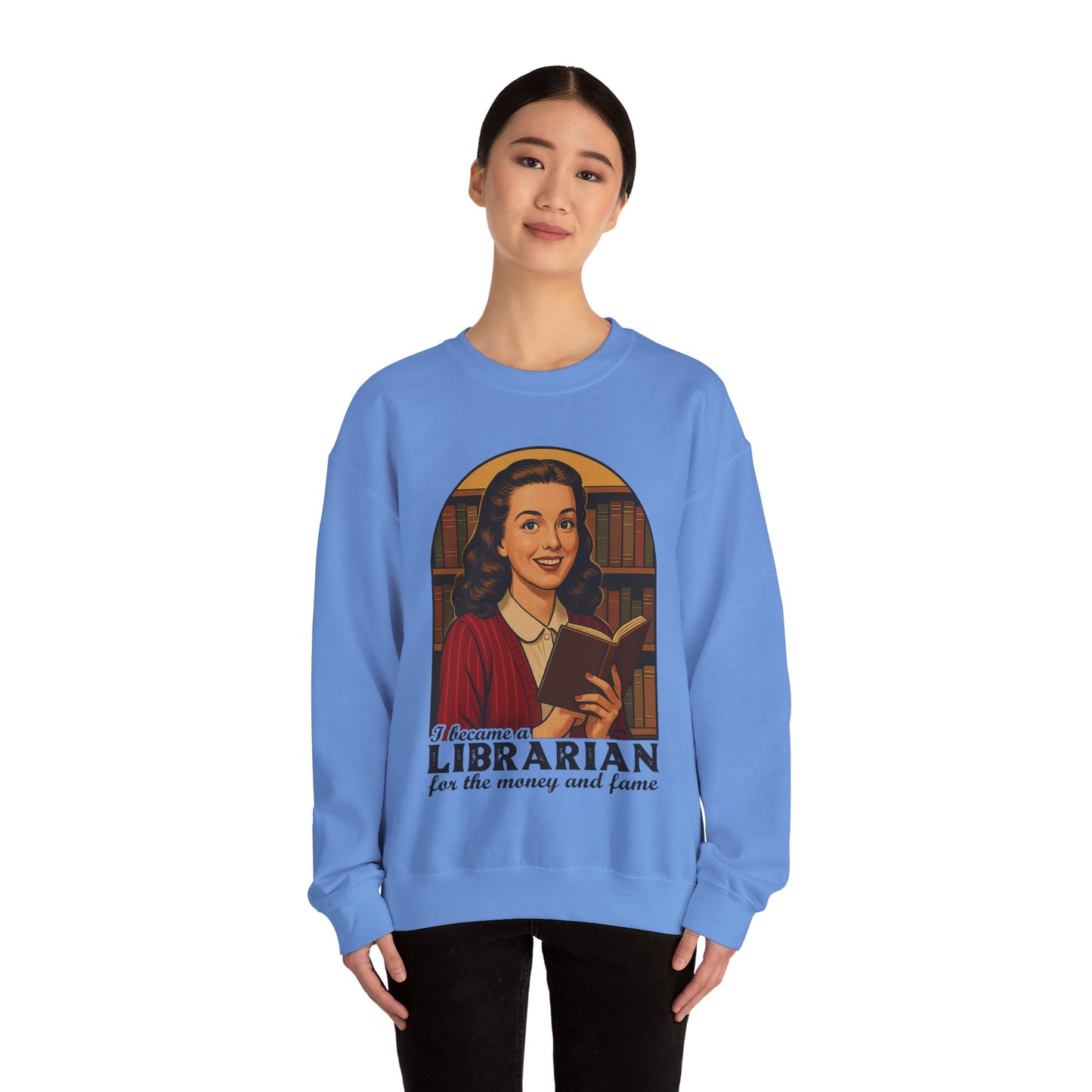 Librarian Heavy Blend™ Crewneck Sweatshirt