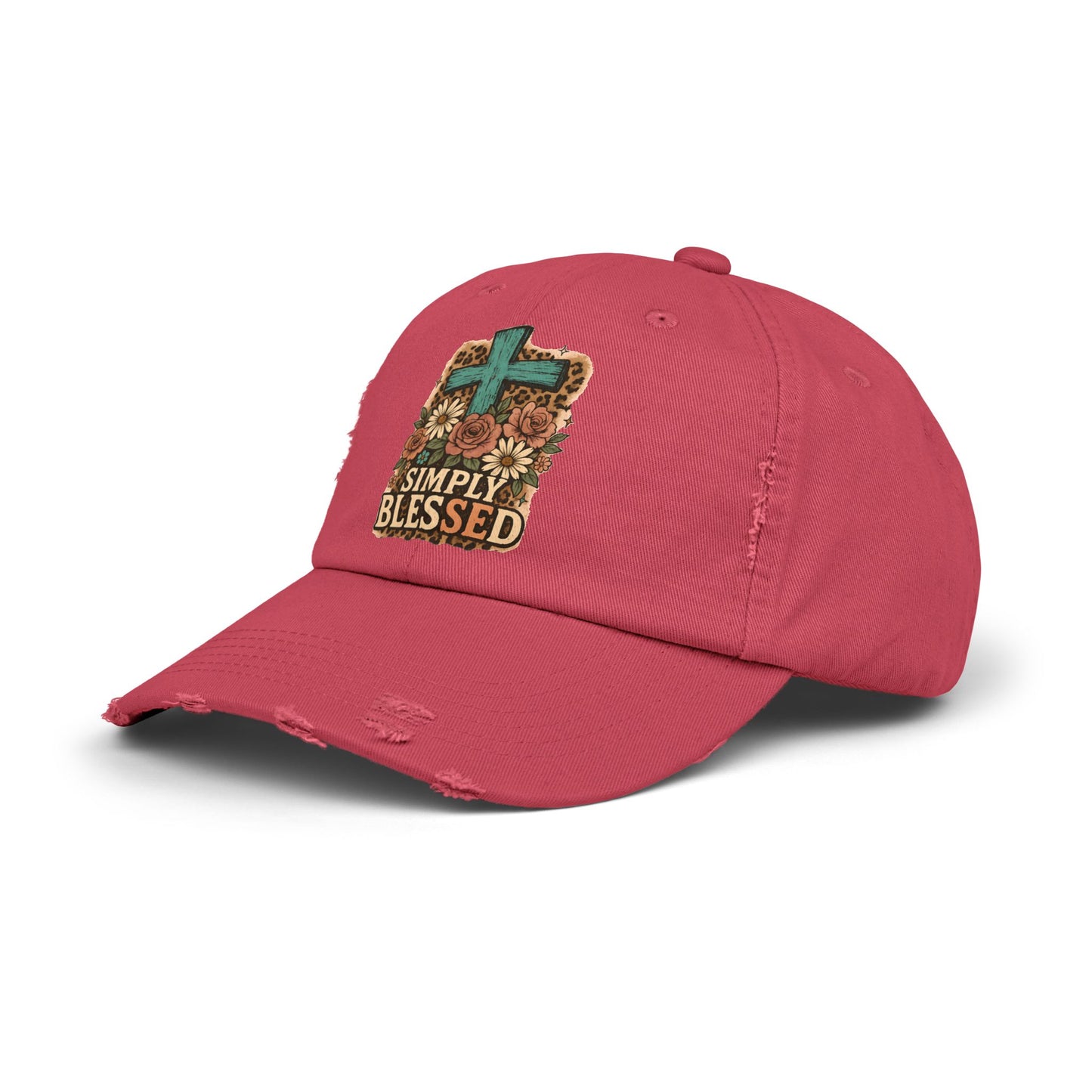 Simply Blessed Distressed Cap