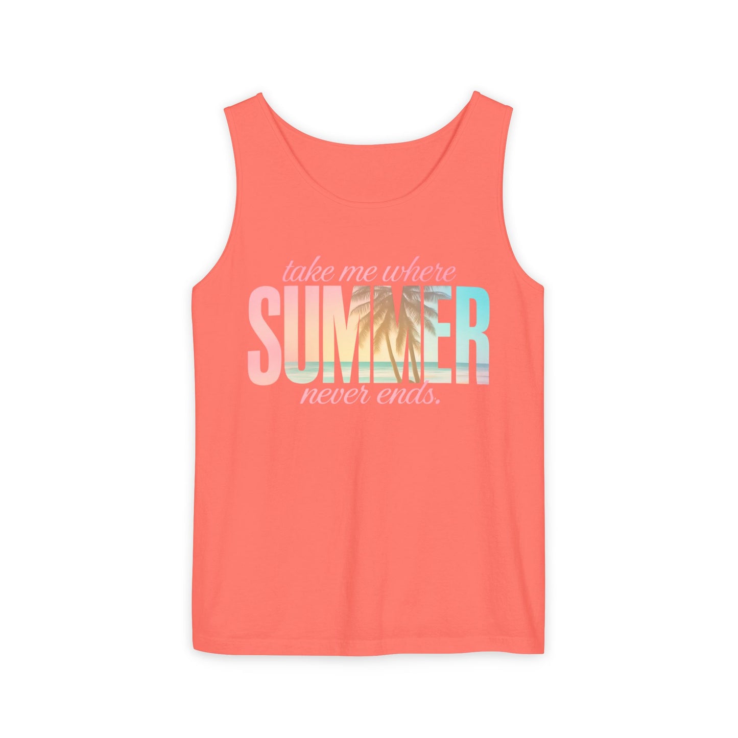 Summer Never Ends Garment-Dyed Tank Top