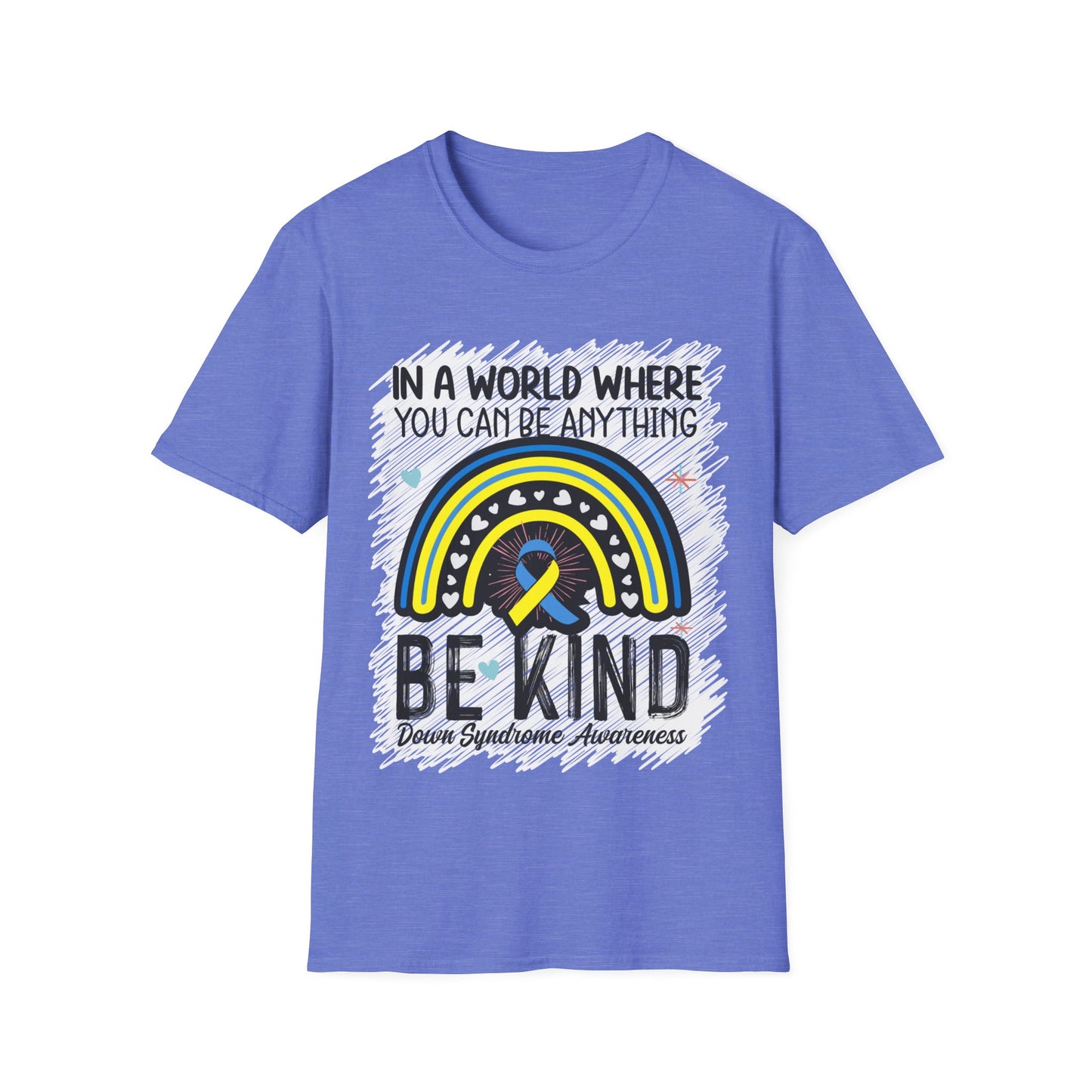 Be Kind Down Syndrome Awareness Softstyle T-Shirt
