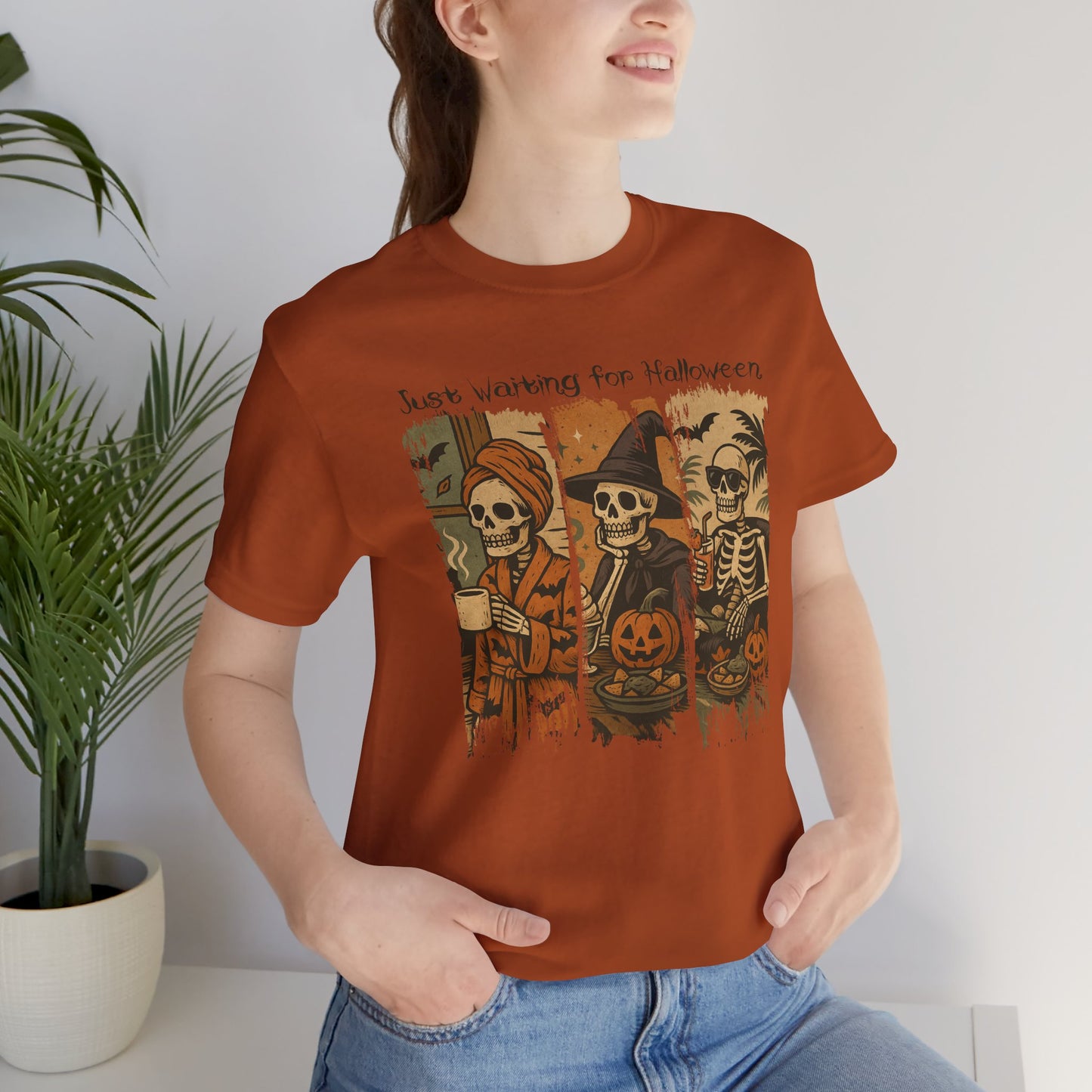 Waiting For Halloween Jersey Short Sleeve Tee
