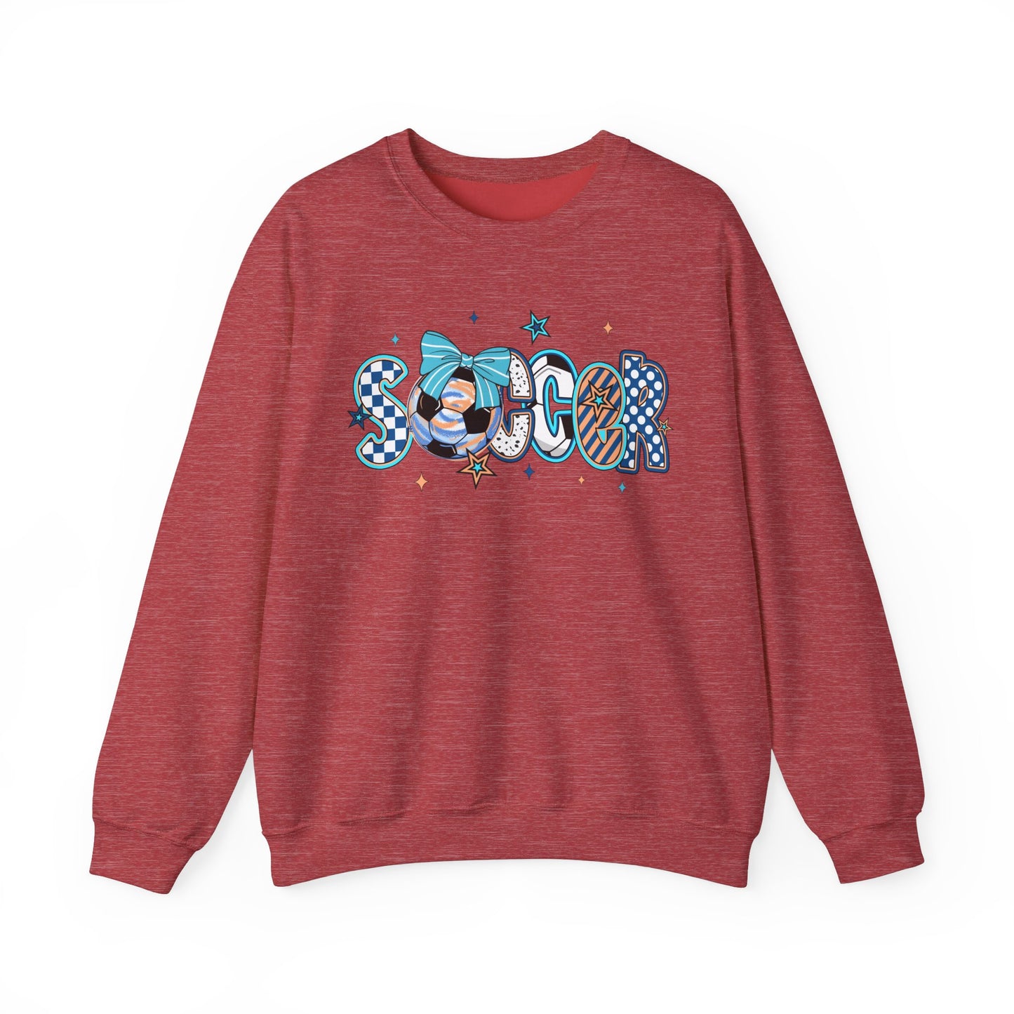 Doodle Soccer Heavy Blend™ Crewneck Sweatshirt