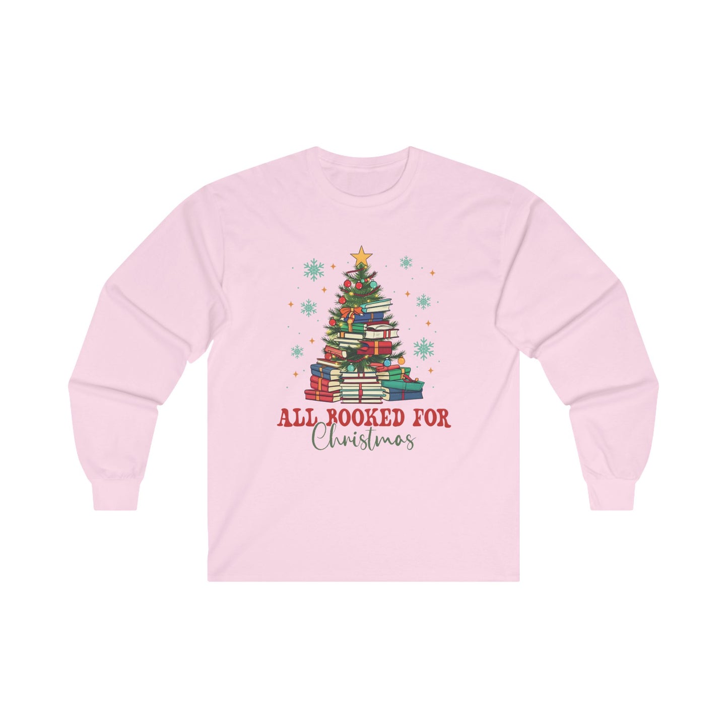 All Booked For Christmas Ultra Cotton Long Sleeve Tee