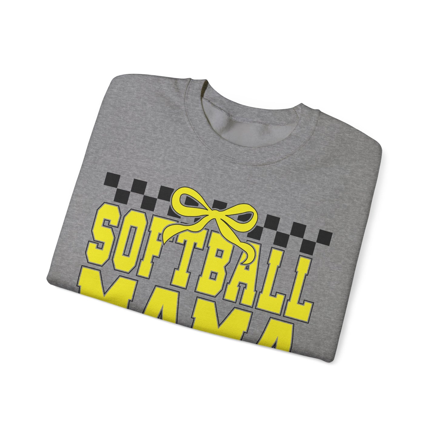 Softball Mama Heavy Blend™ Crewneck Sweatshirt