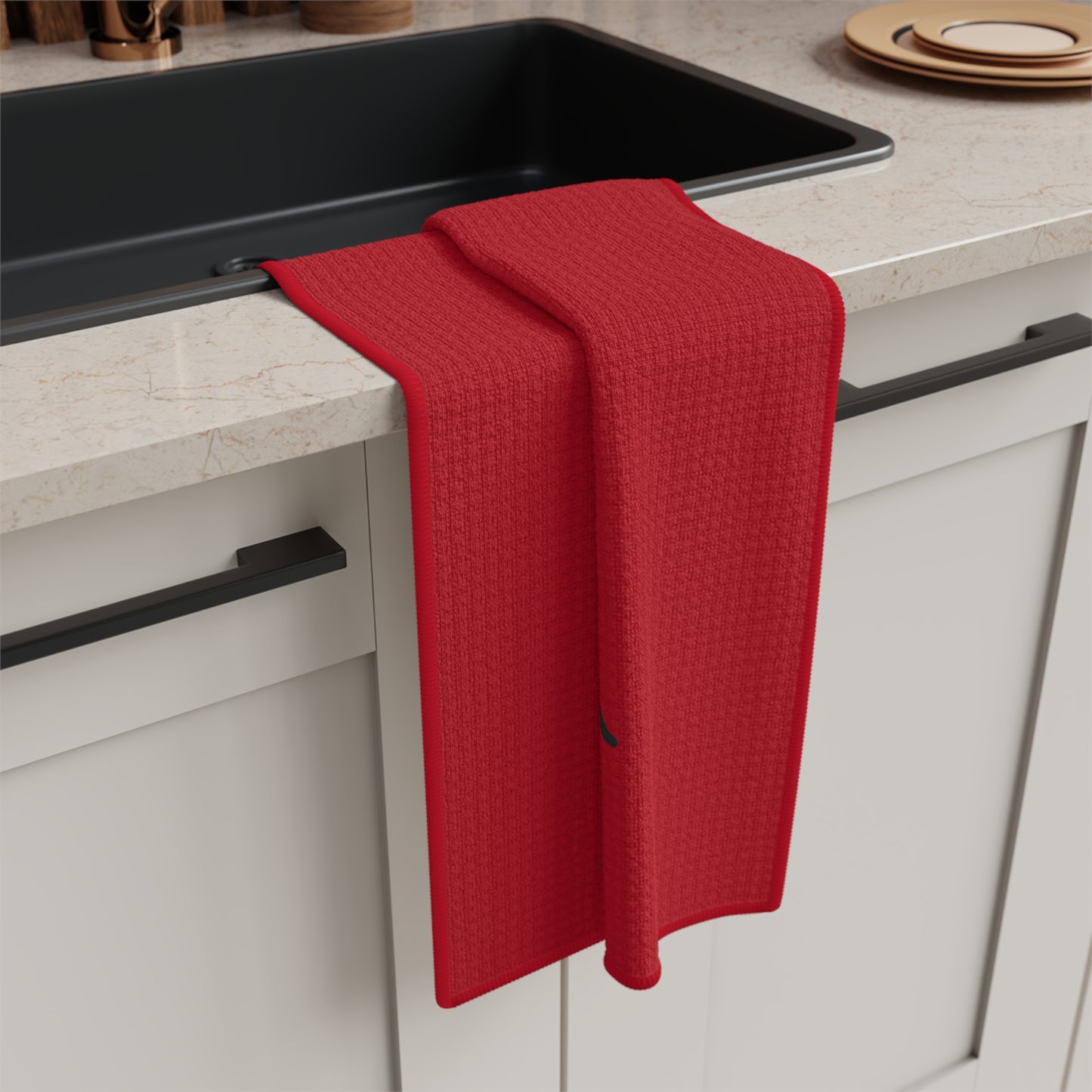 Barn Red Soft Tea Towel