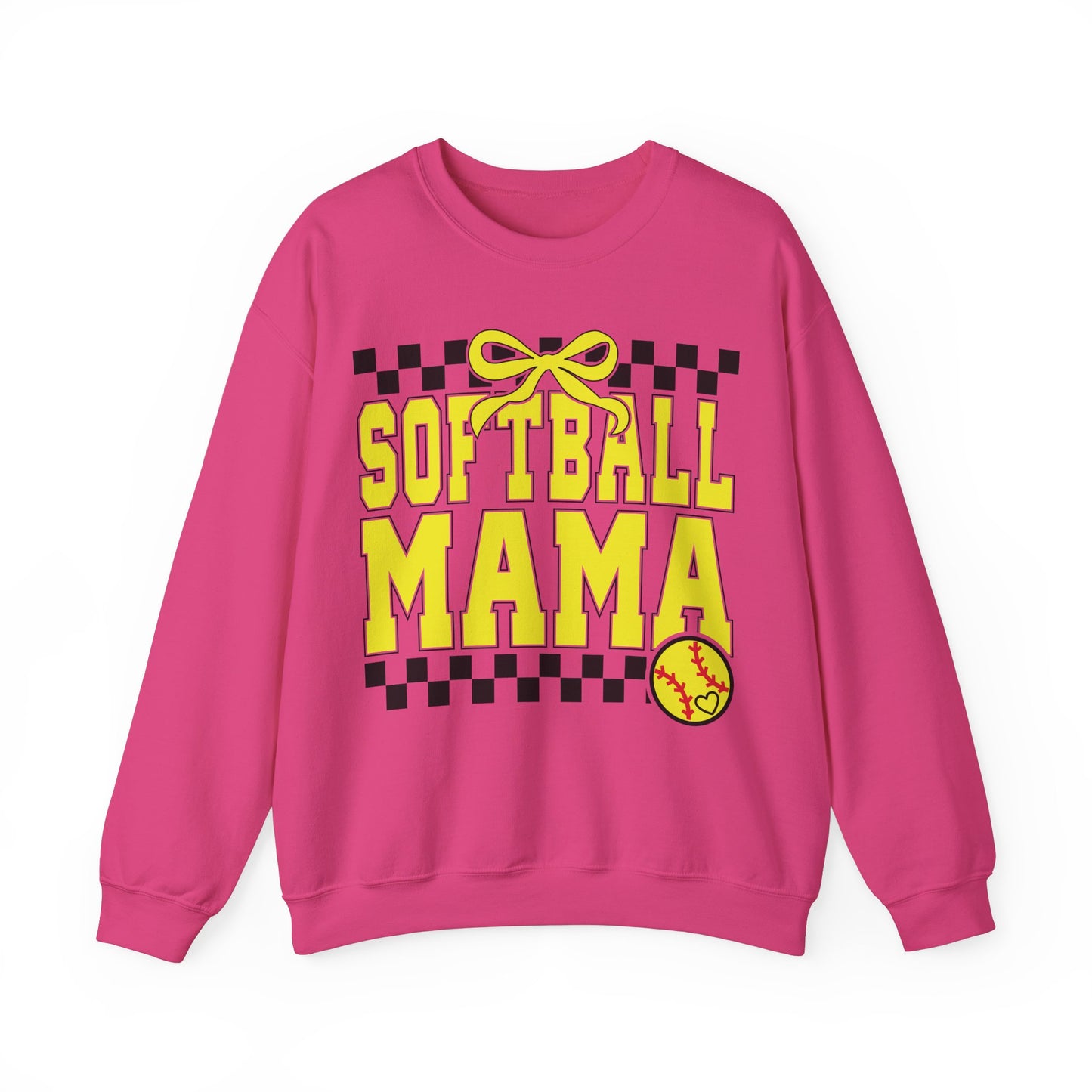 Softball Mama Heavy Blend™ Crewneck Sweatshirt