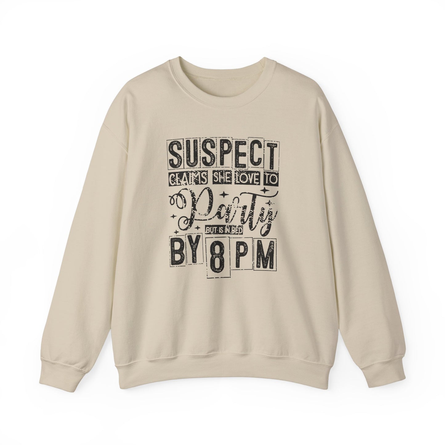 Suspect Claim To Love To Party Heavy Blend™ Crewneck Sweatshirt