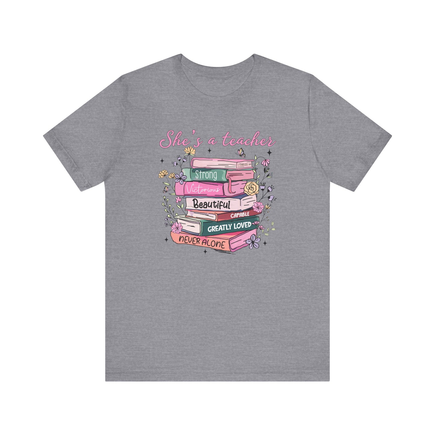 She’s A Teacher Jersey Short Sleeve Tee