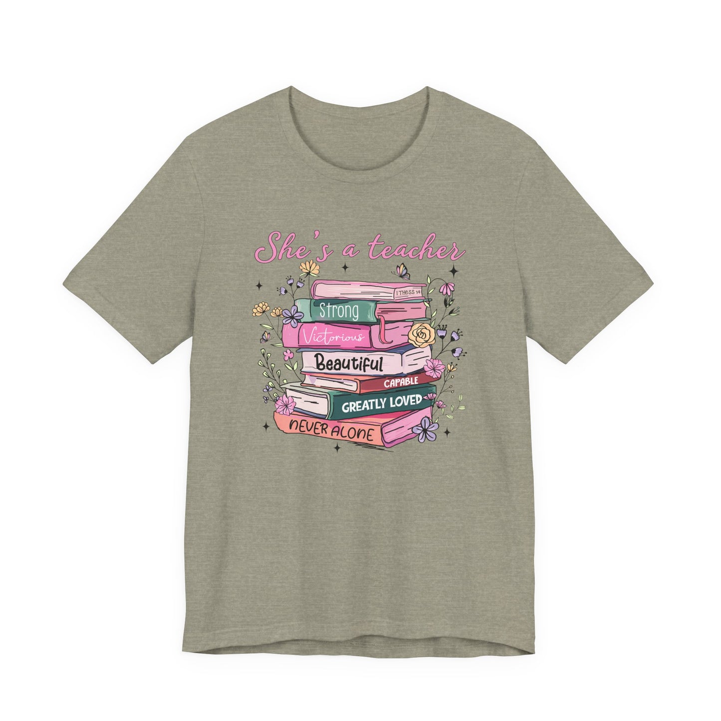 She’s A Teacher Jersey Short Sleeve Tee