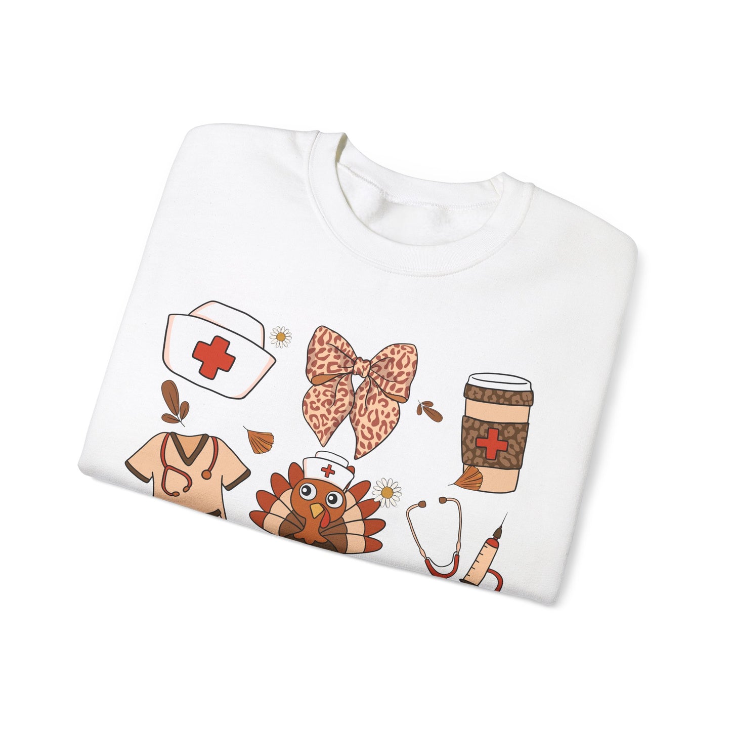 Nurse Turkey Heavy Blend™ Crewneck Sweatshirt