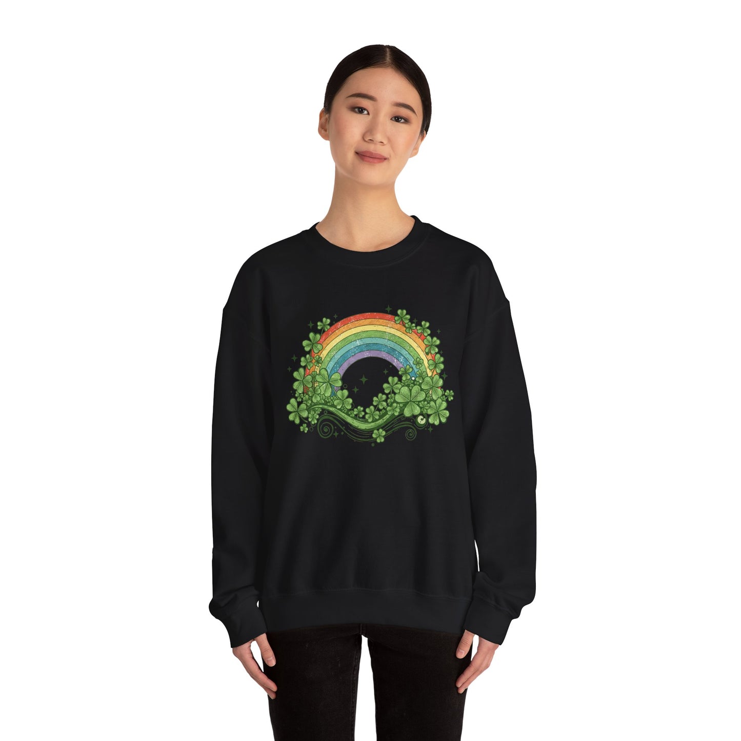 Lucky Rainbow Heavy Blend™ Crewneck Sweatshirt