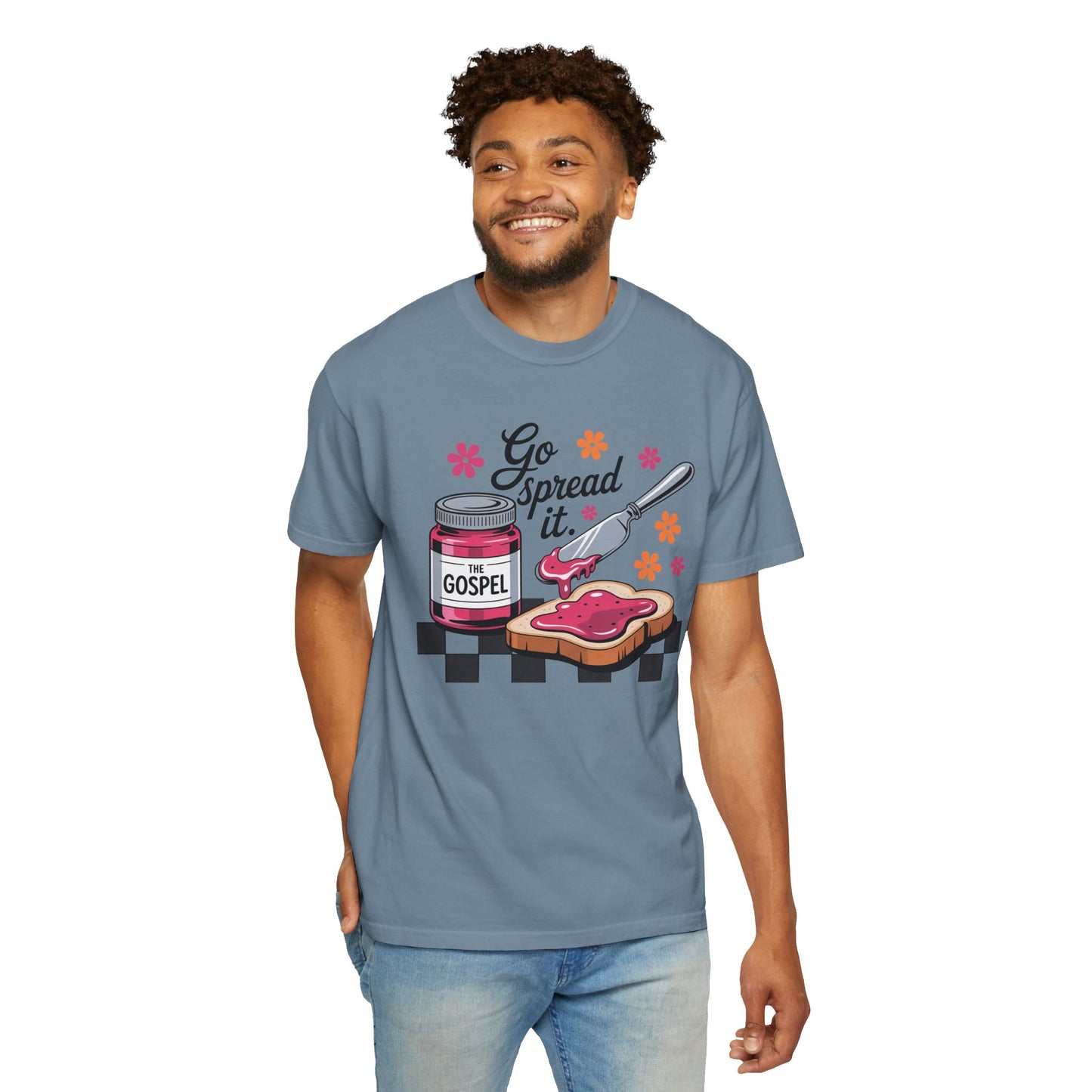 Go Spread It Garment-Dyed T-shirt