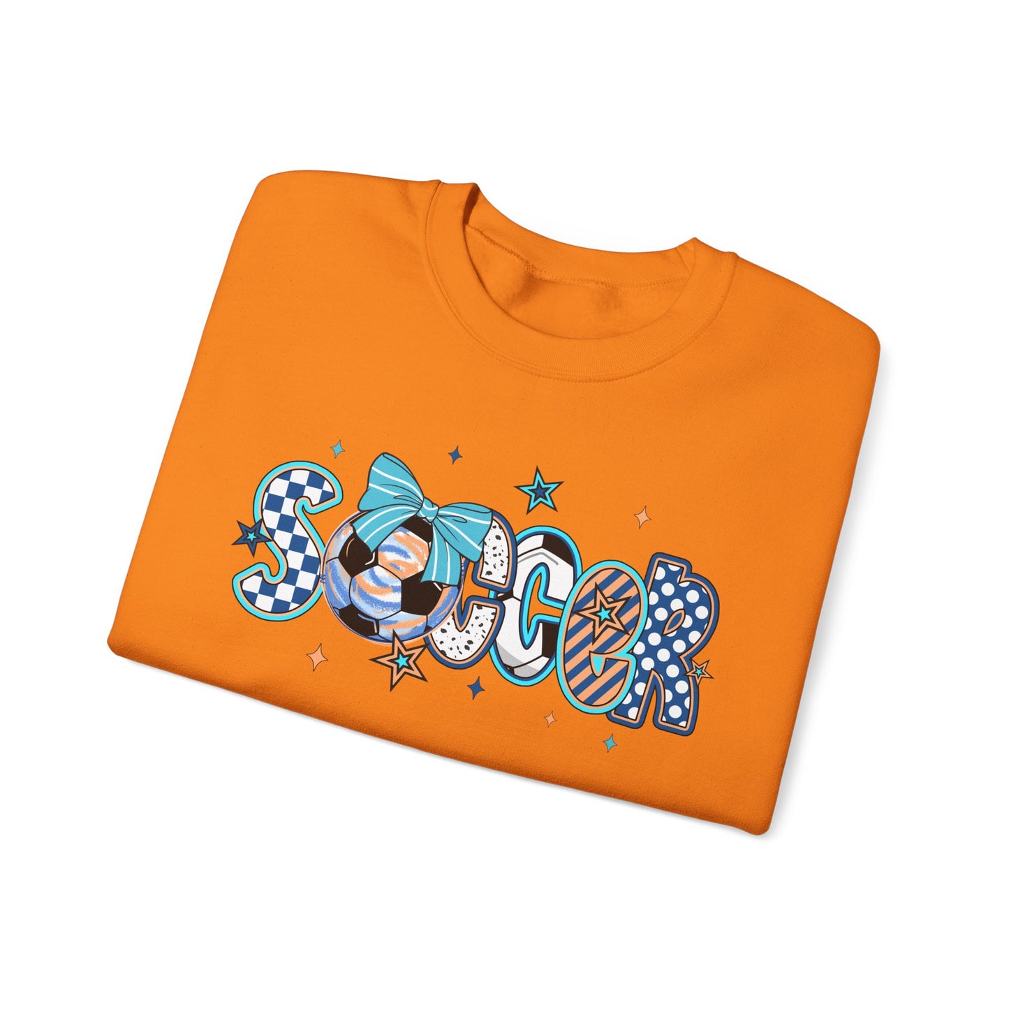 Doodle Soccer Heavy Blend™ Crewneck Sweatshirt