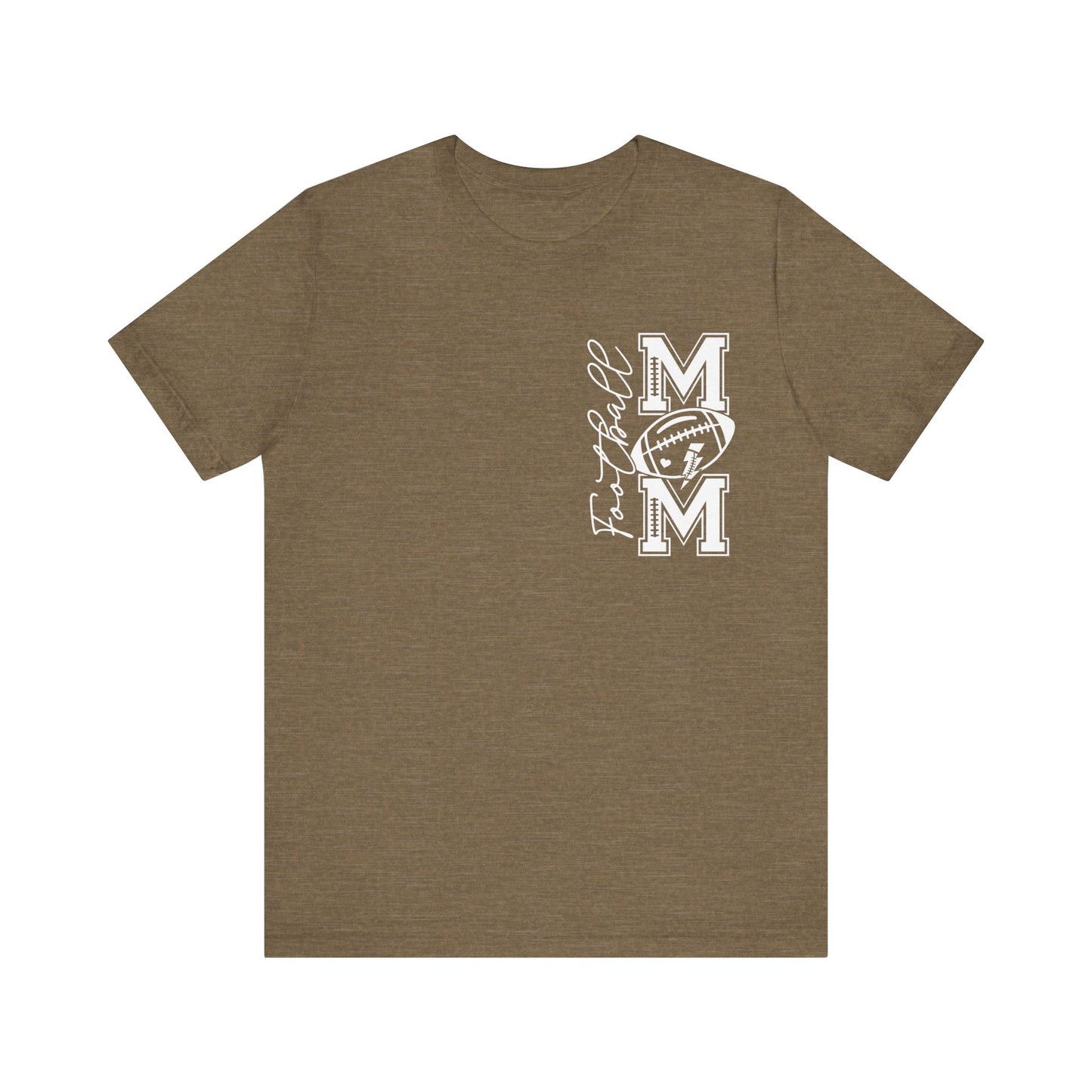 Football Mom F/B Jersey Short Sleeve Tee