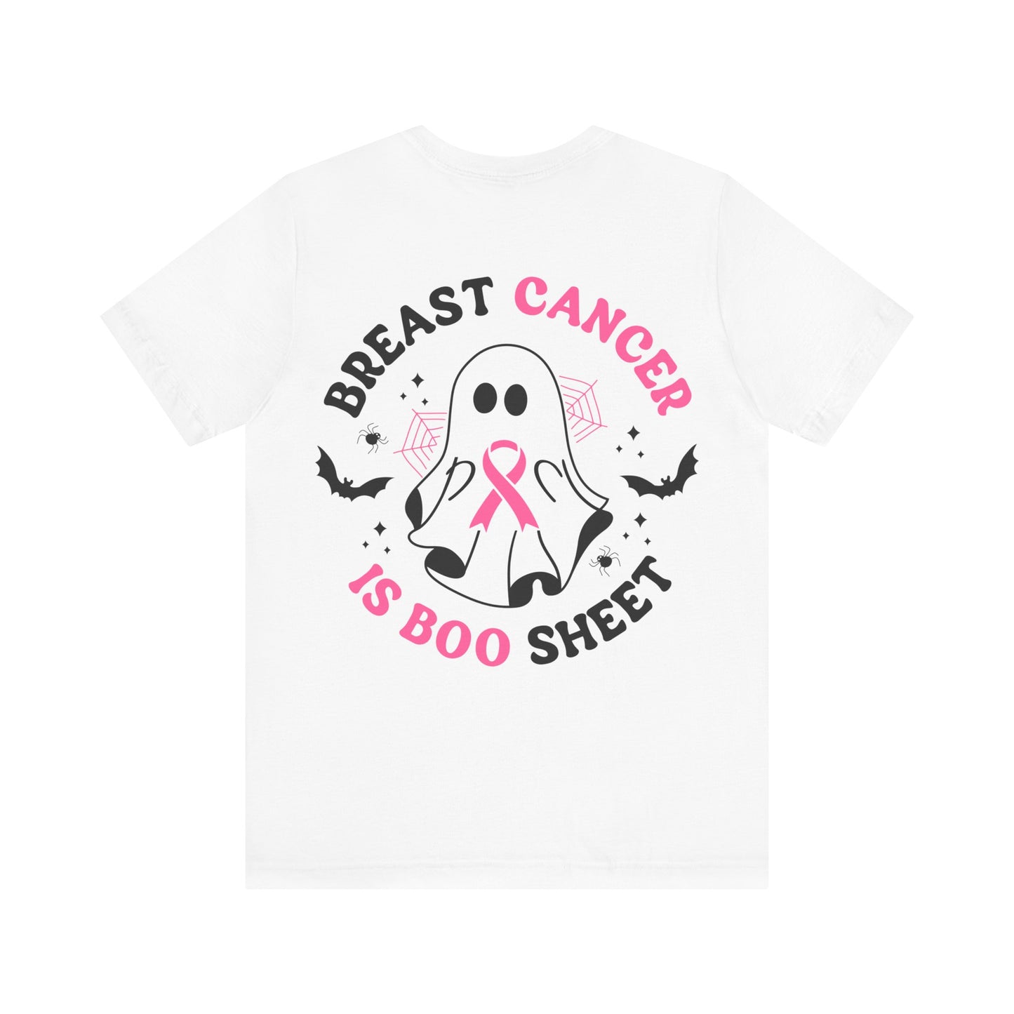 Breast  Cancer Is Boo Sheet Jersey Short Sleeve Tee