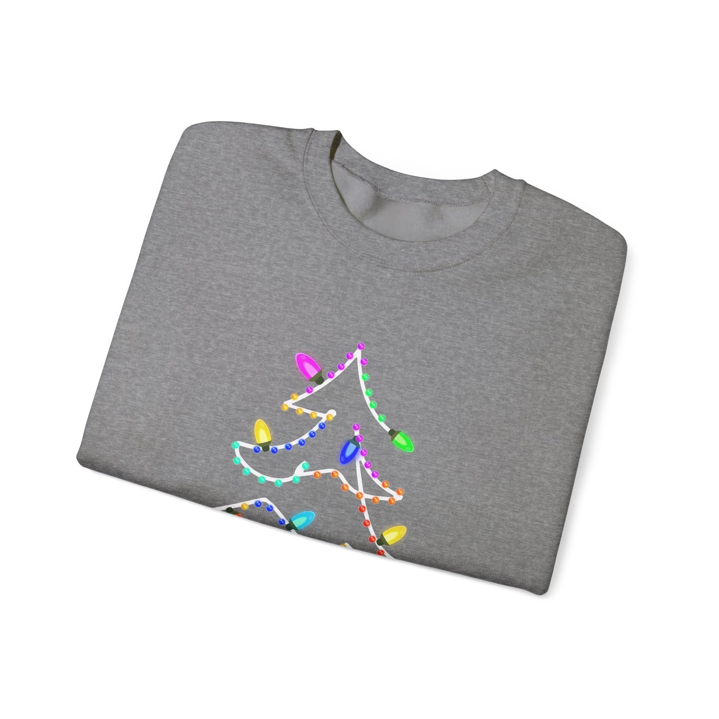 Lighted Christmas Tree  Heavy Blend™ Crewneck Sweatshirt