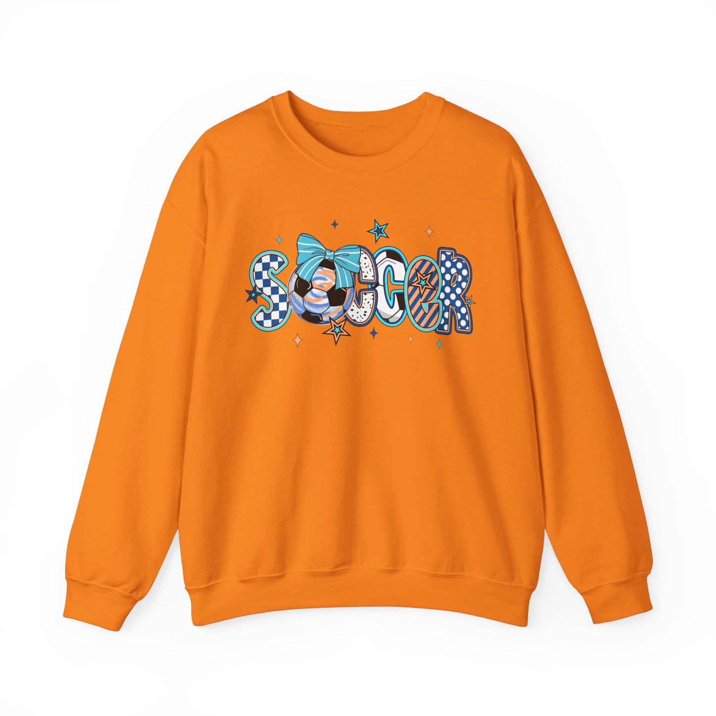 Doodle Soccer Heavy Blend™ Crewneck Sweatshirt