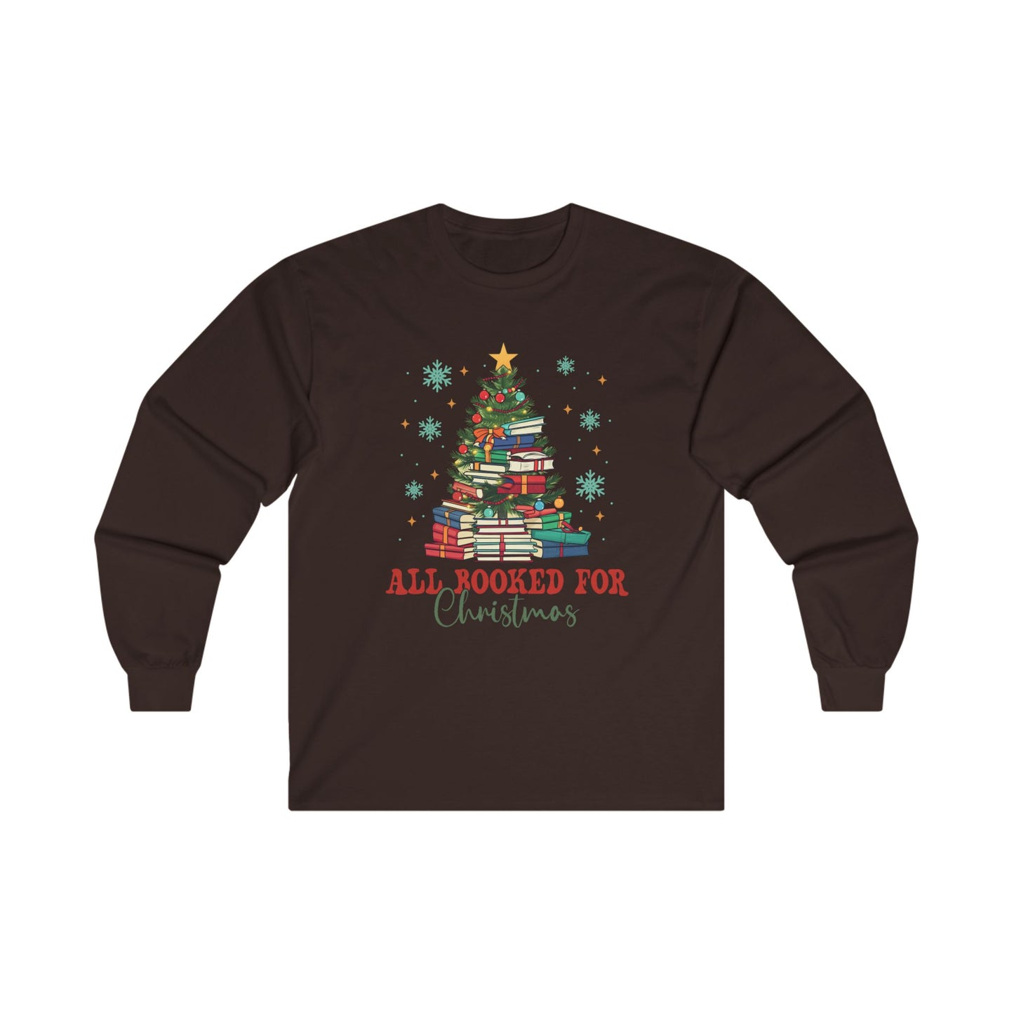 All Booked For Christmas Ultra Cotton Long Sleeve Tee