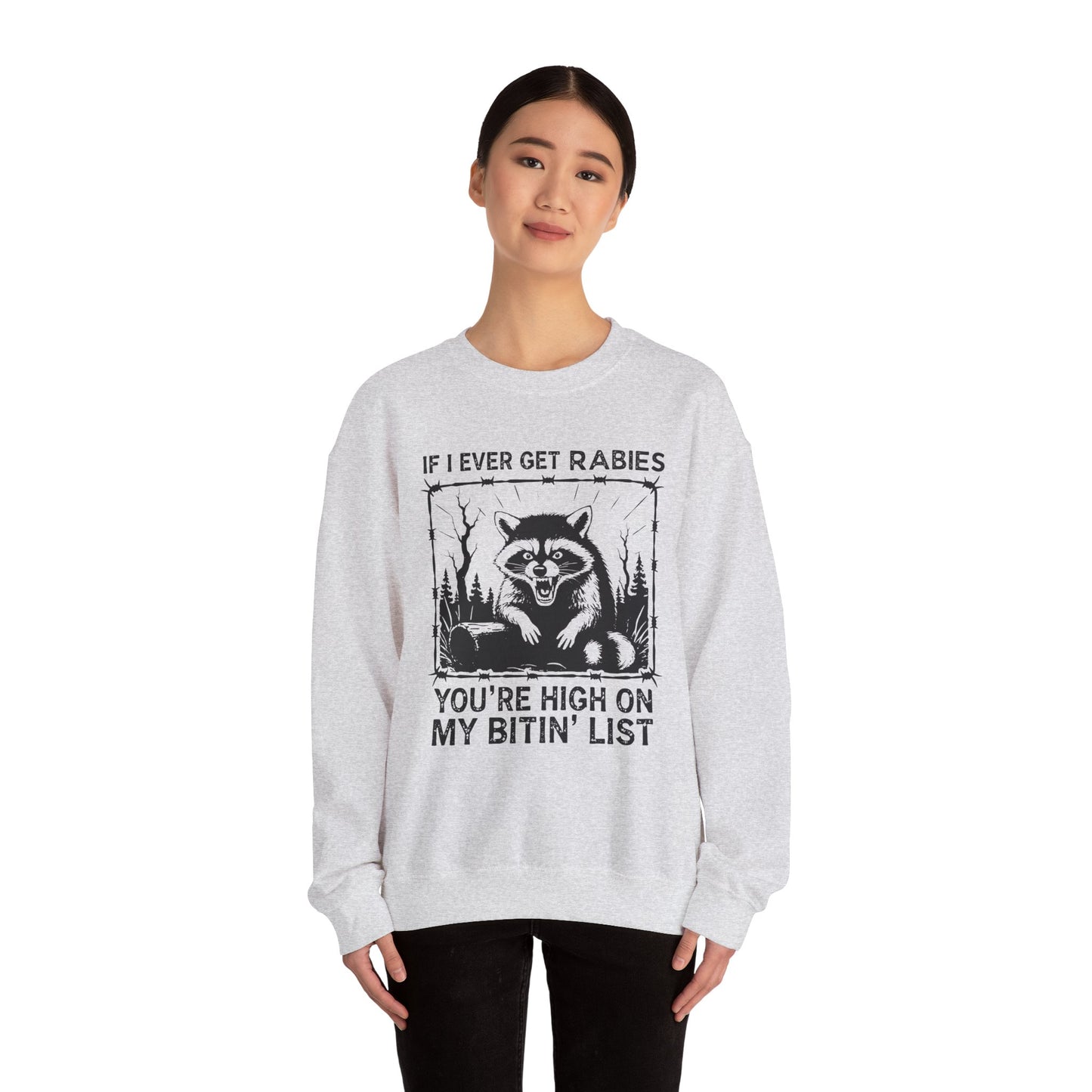 High On My Bitin List Heavy Blend™ Crewneck Sweatshirt