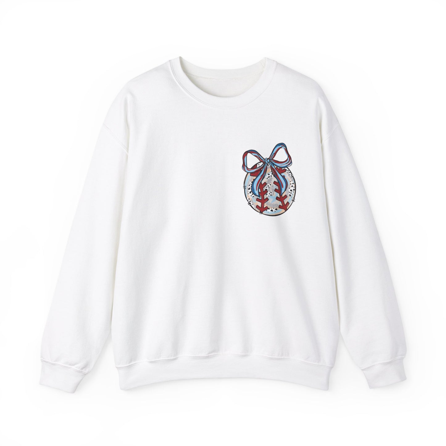 Doodle Baseball Pocket Heavy Blend™ Crewneck Sweatshirt