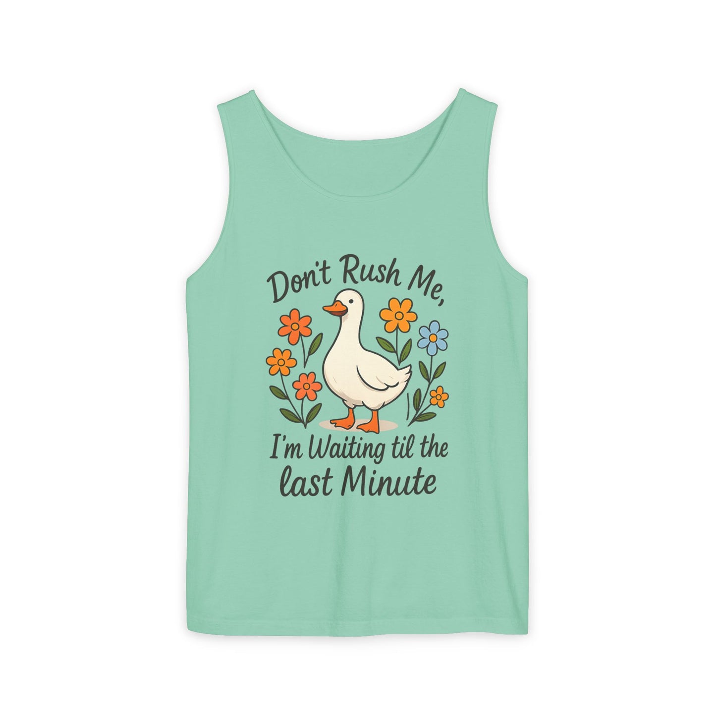 Dot Rush Me  Garment-Dyed Tank Top