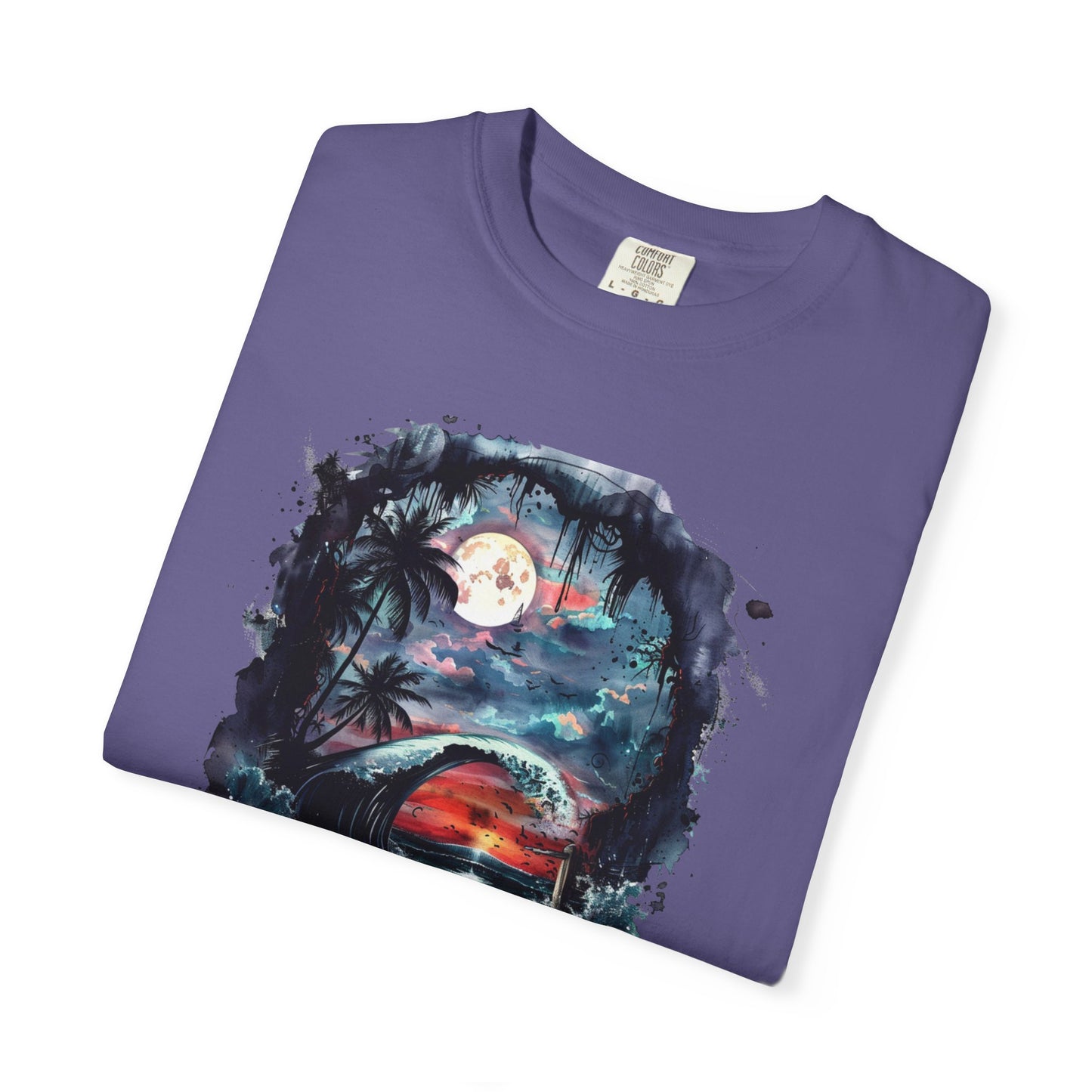 Gothic Summer Wave Garment-Dyed T-shirt