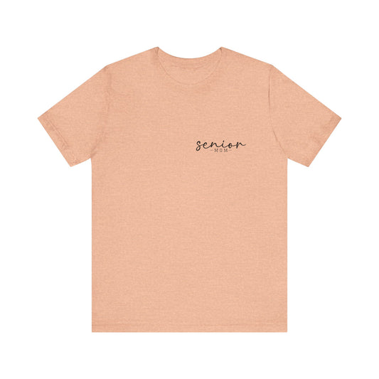 Senior Mom Pocket Jersey Short Sleeve Tee