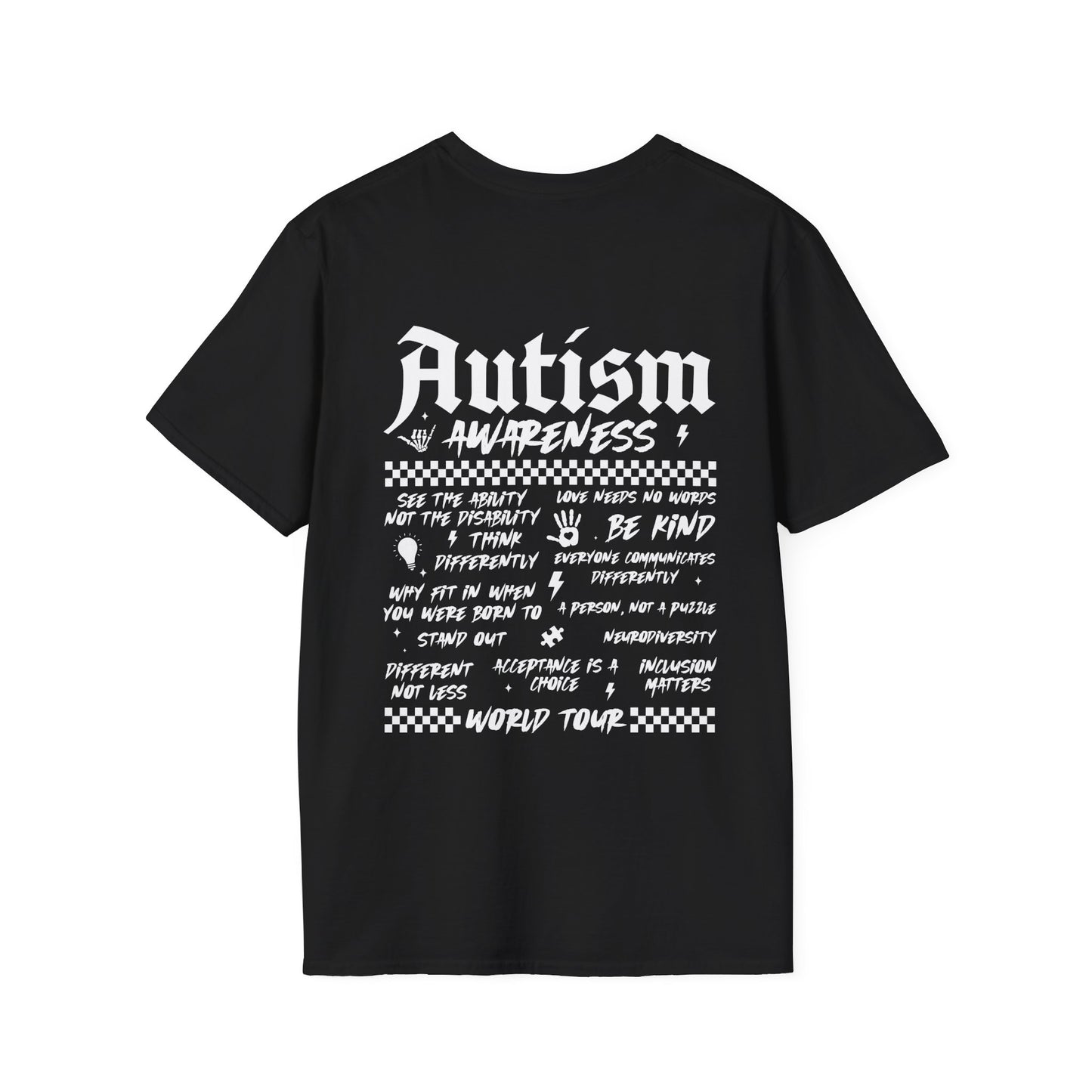 Autism World Tour F/B Softstyle T-Shirt