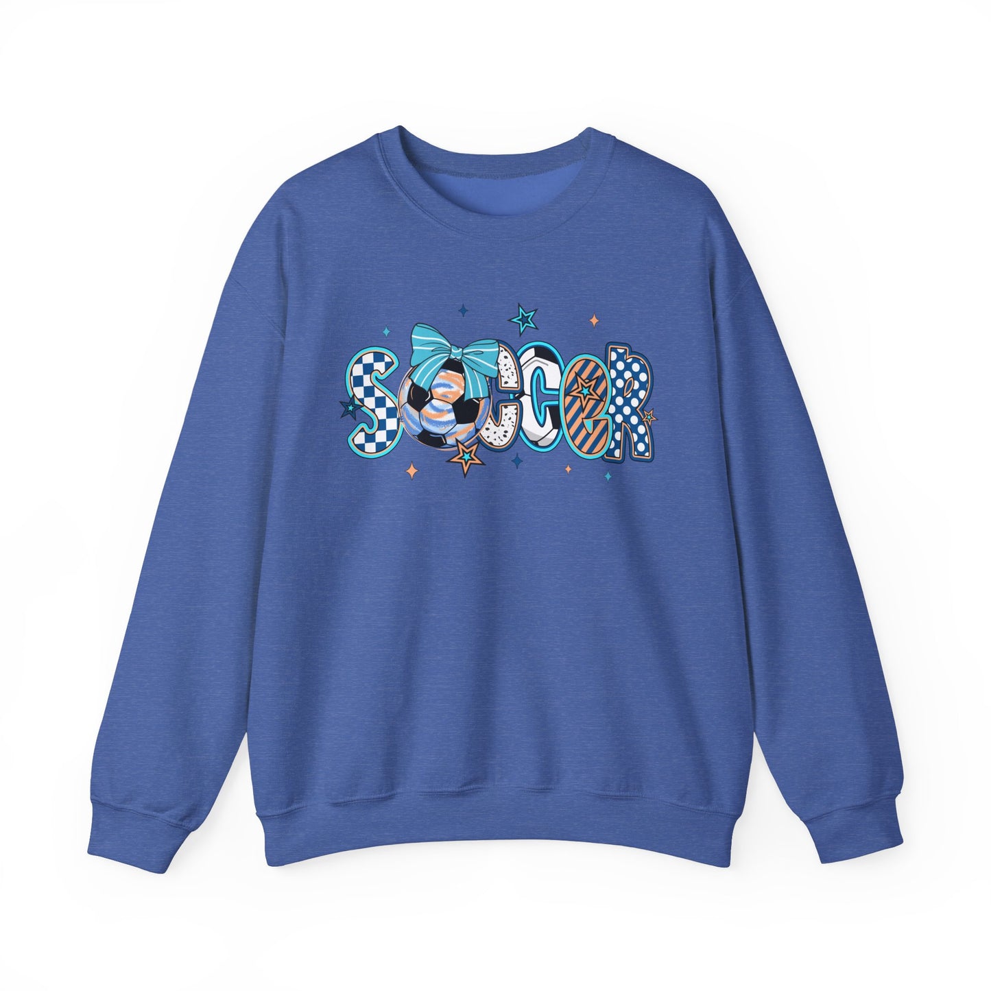 Doodle Soccer Heavy Blend™ Crewneck Sweatshirt