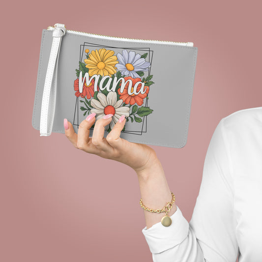 Mama Floral Clutch Bag