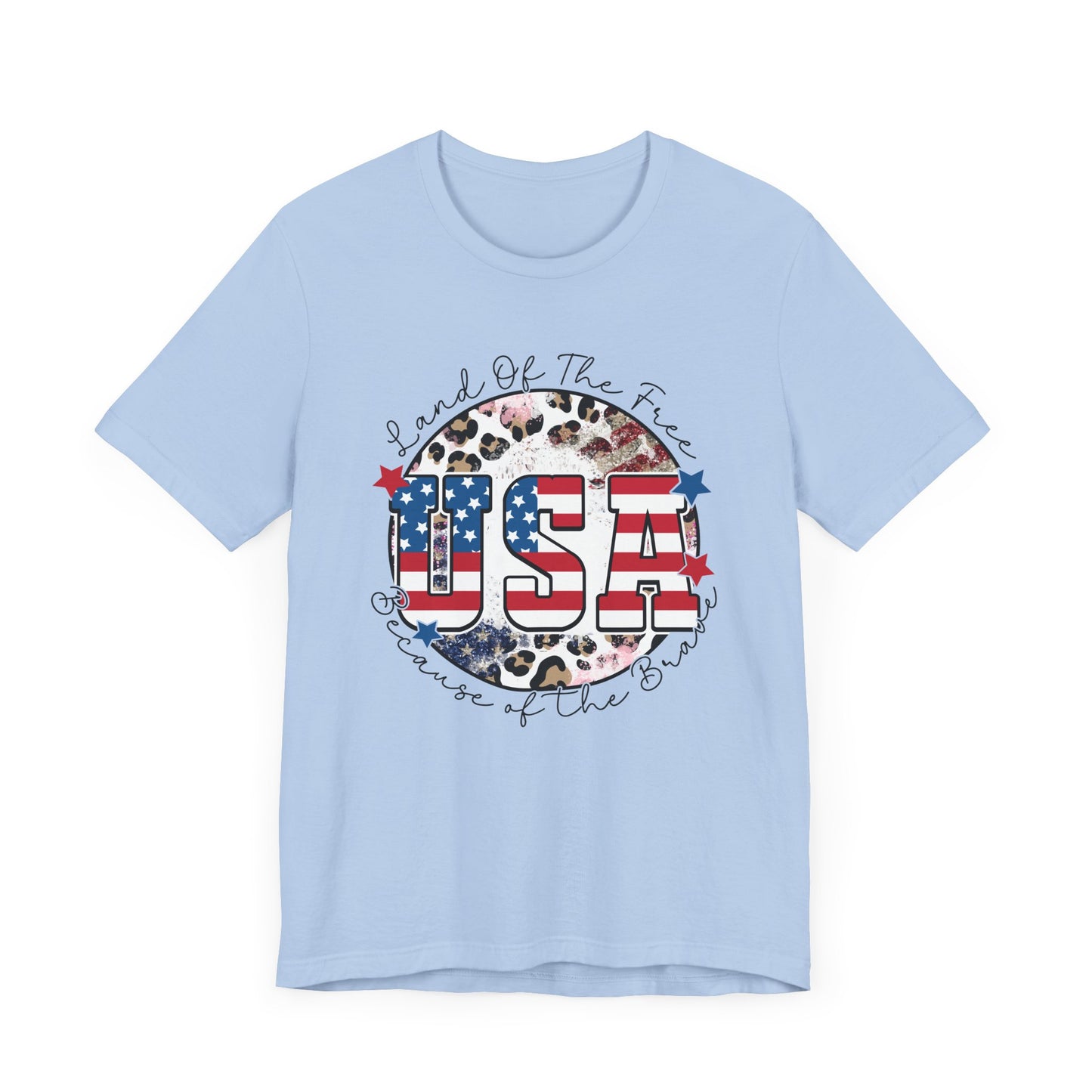 Land Of The Free Jersey Short Sleeve Tee