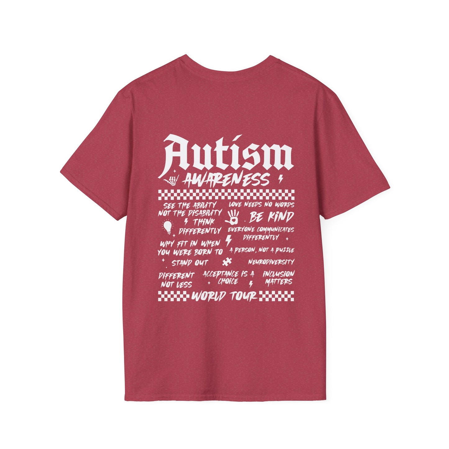 Autism World Tour F/B Softstyle T-Shirt