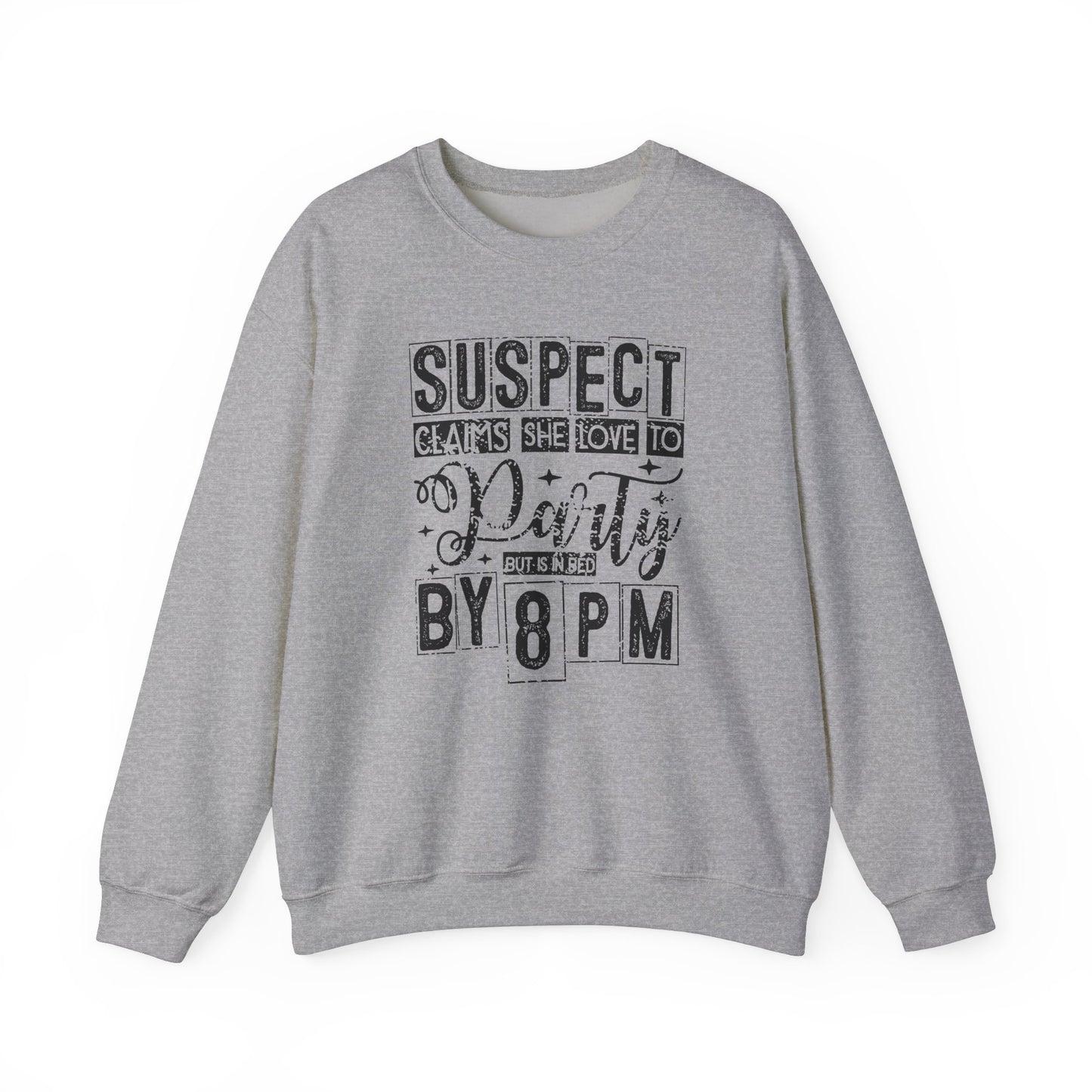 Suspect Claim To Love To Party Heavy Blend™ Crewneck Sweatshirt