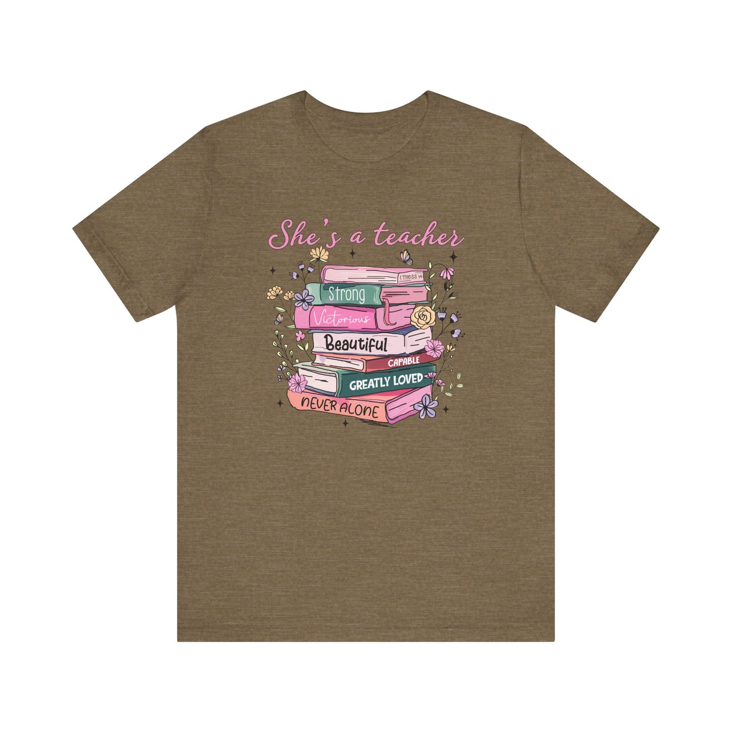 She’s A Teacher Jersey Short Sleeve Tee