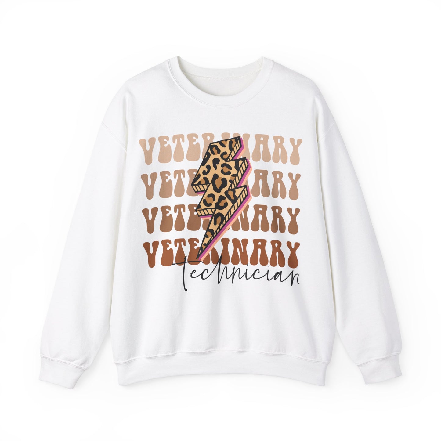 Vet Tech Lighting Bolt Heavy Blend™ Crewneck Sweatshirt