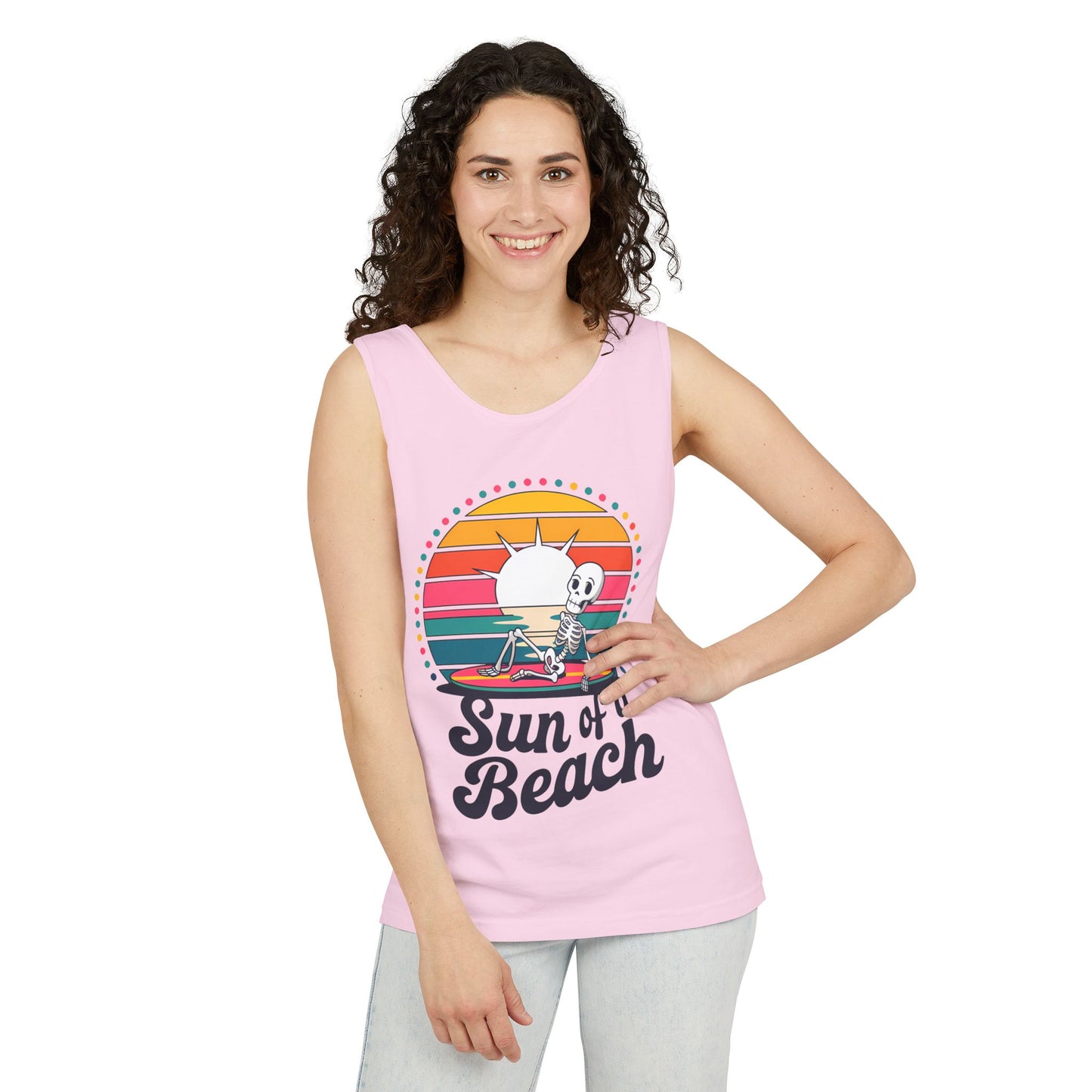 Sun Of A Beach Garment-Dyed Tank Top