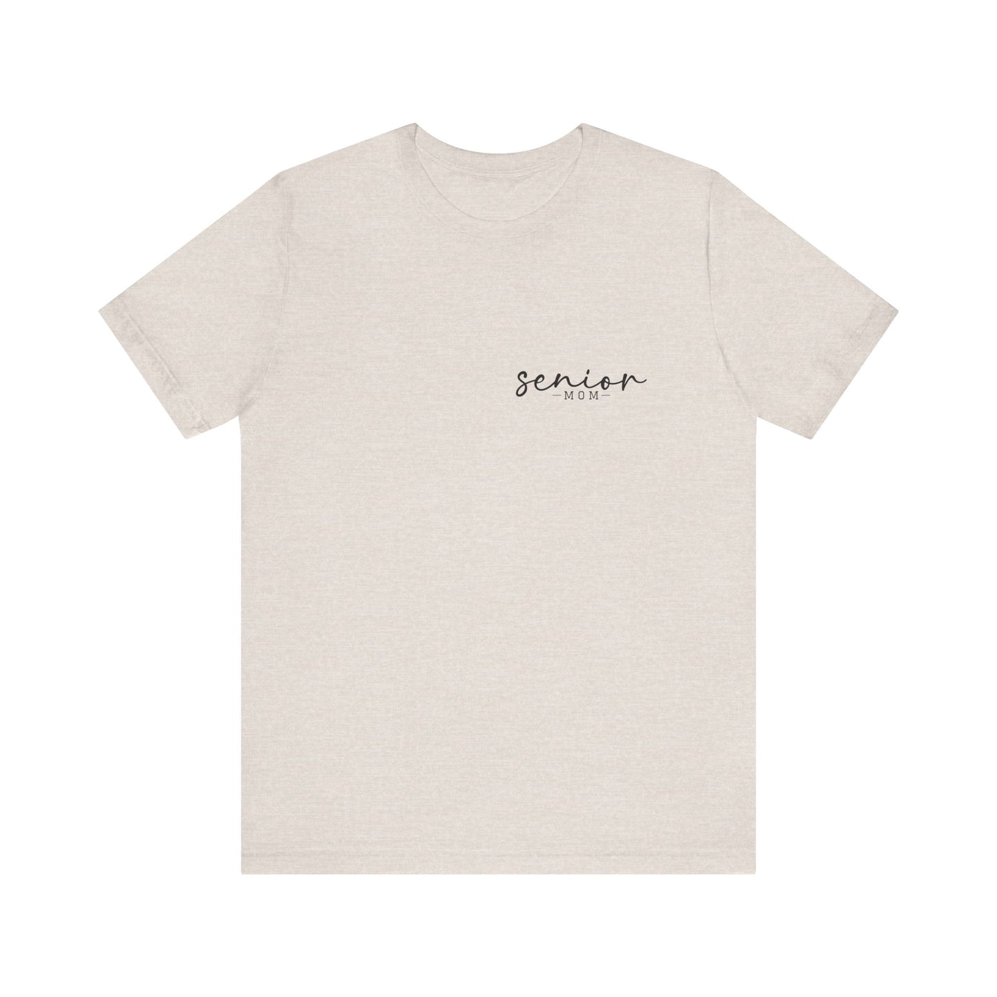 Senior Mom Pocket Jersey Short Sleeve Tee