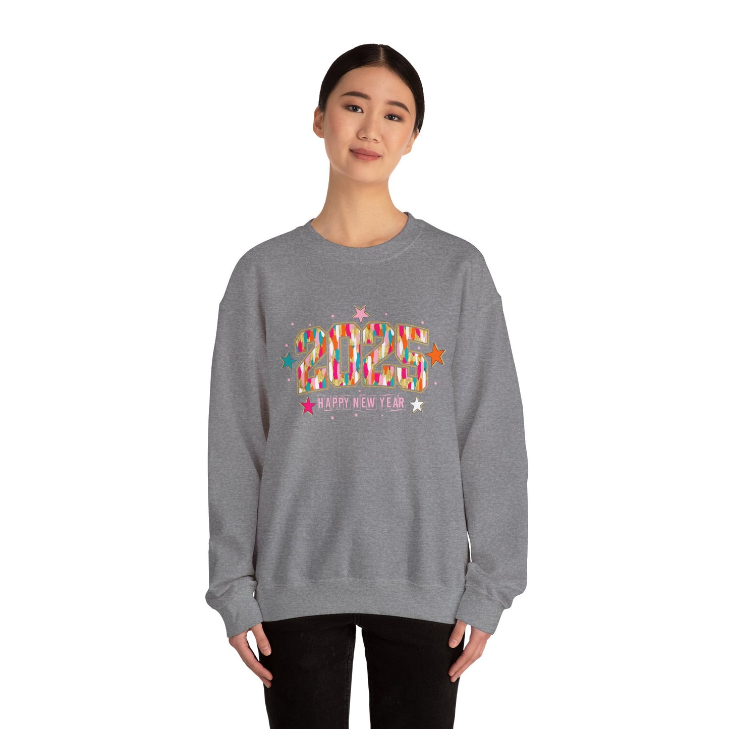 2025 Happy New Year Heavy Blend™ Crewneck Sweatshirt