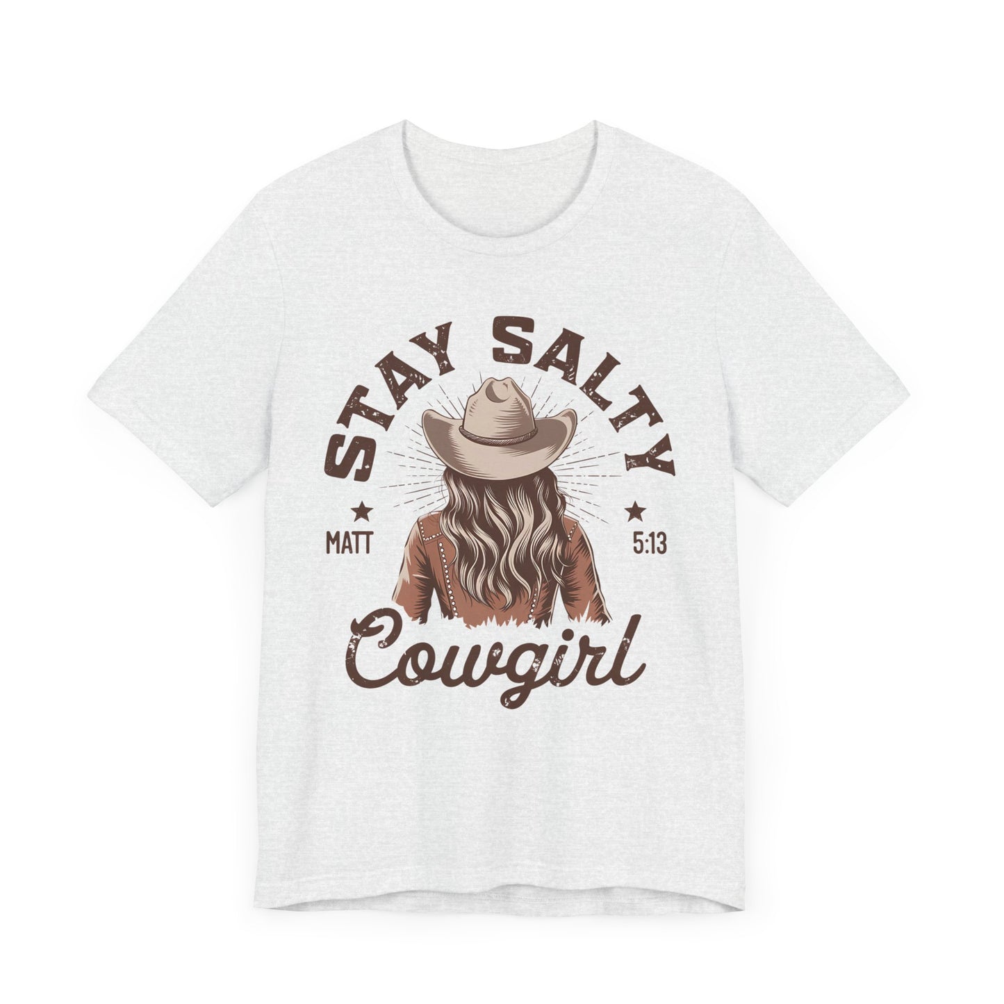 Stay Salty Cowgirl Jersey Short Sleeve Tee